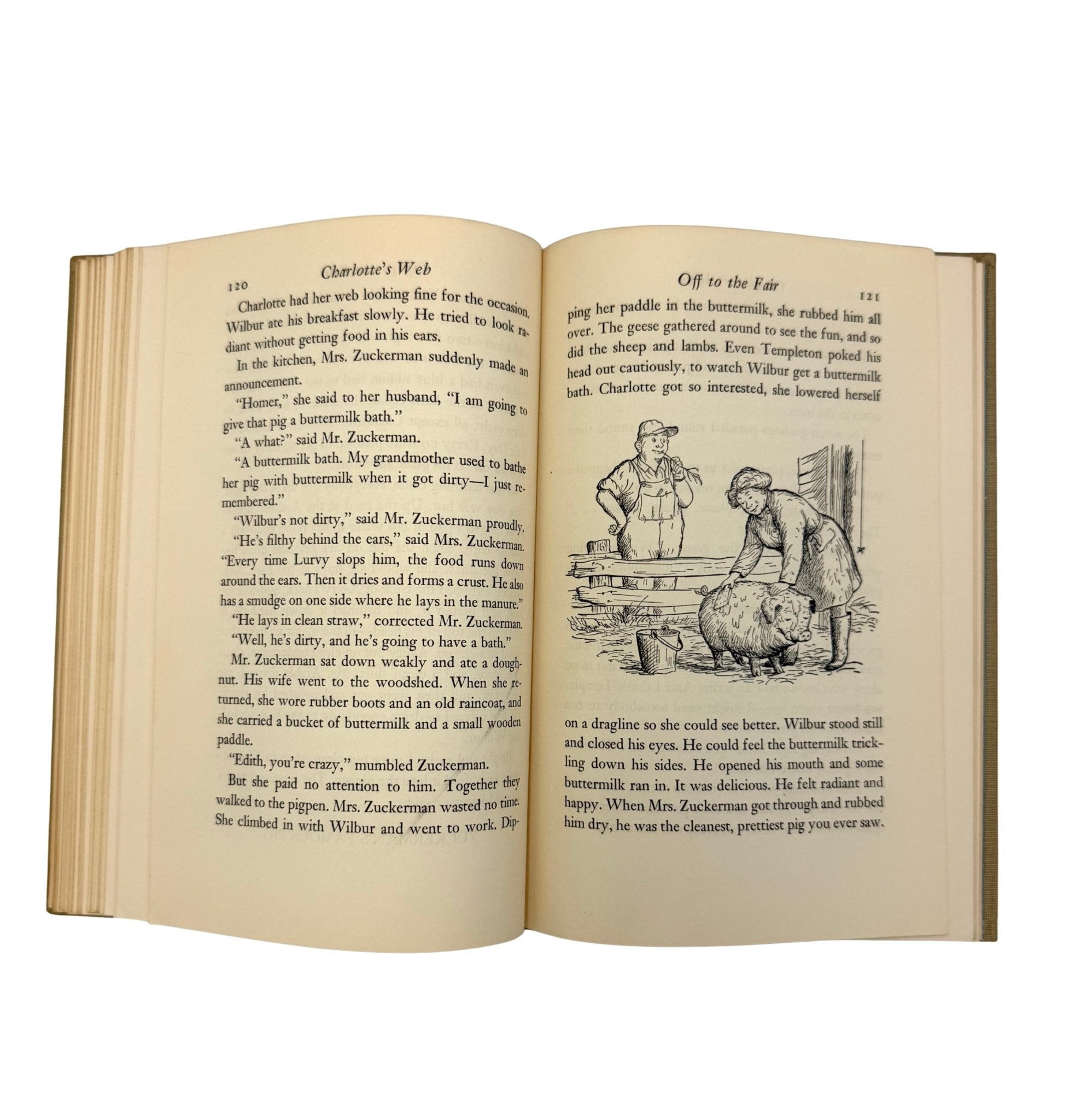 Charlotte's Web by E.B. White, First Edition, First Printing, in Original Dust Jacket, 1952 - The Great Republic