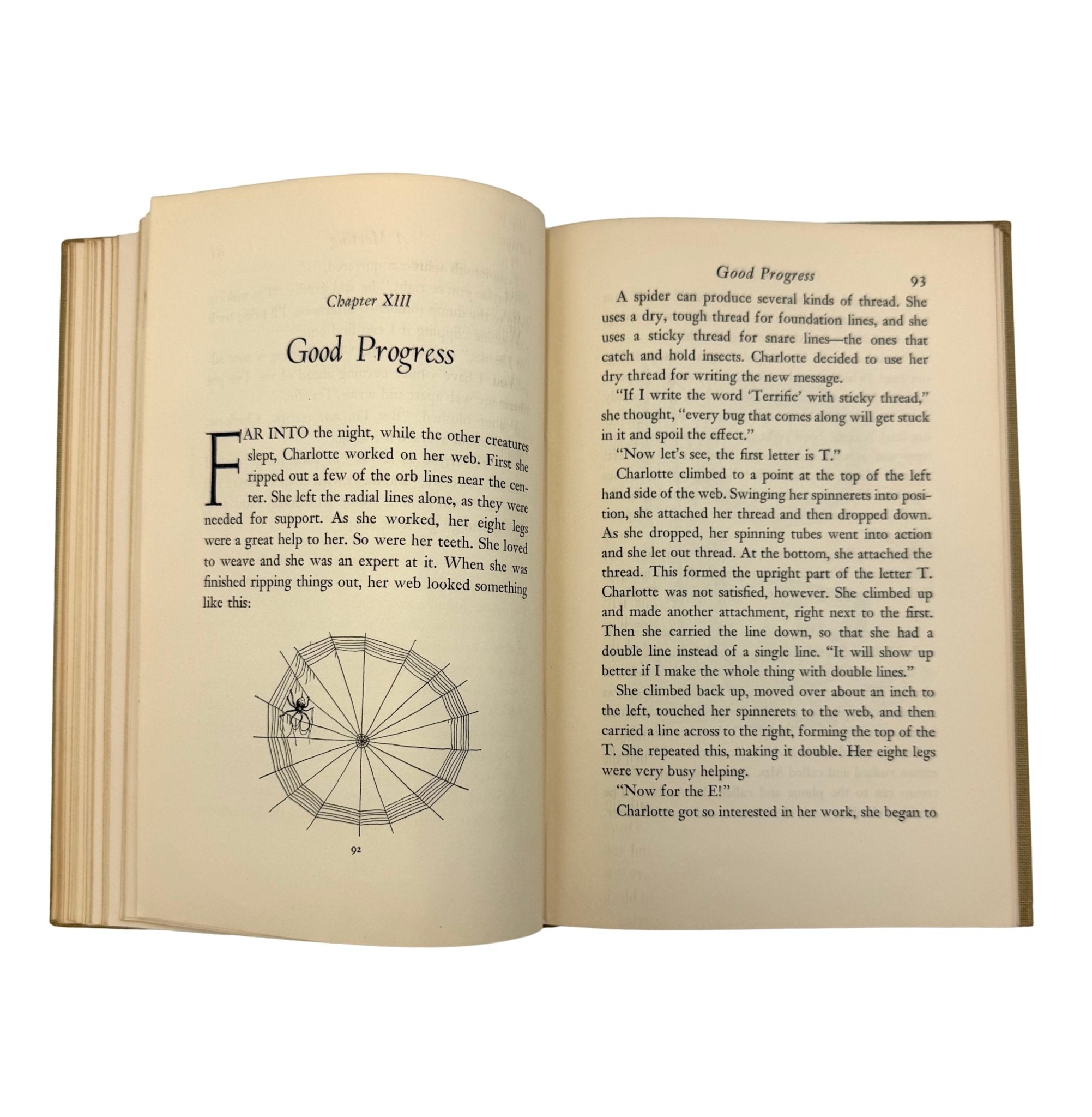 Charlotte's Web by E.B. White, First Edition, First Printing, in Original Dust Jacket, 1952 - The Great Republic