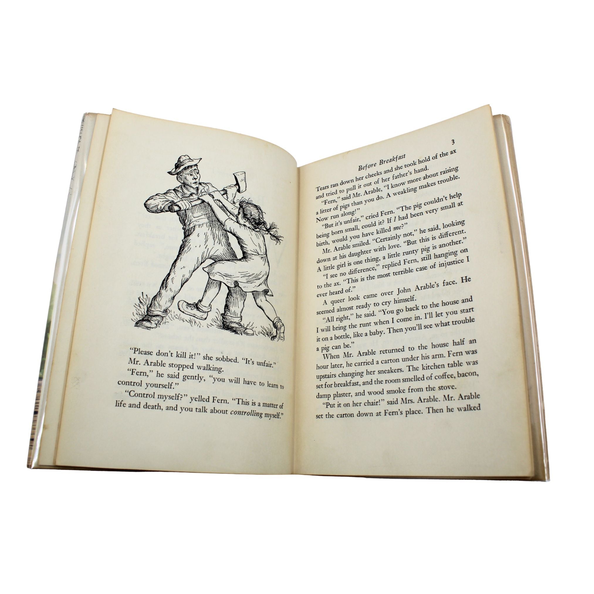 Charlotte's Web by E.B. White, First Edition, First Printing, in Original Dust Jacket, 1952 - The Great Republic