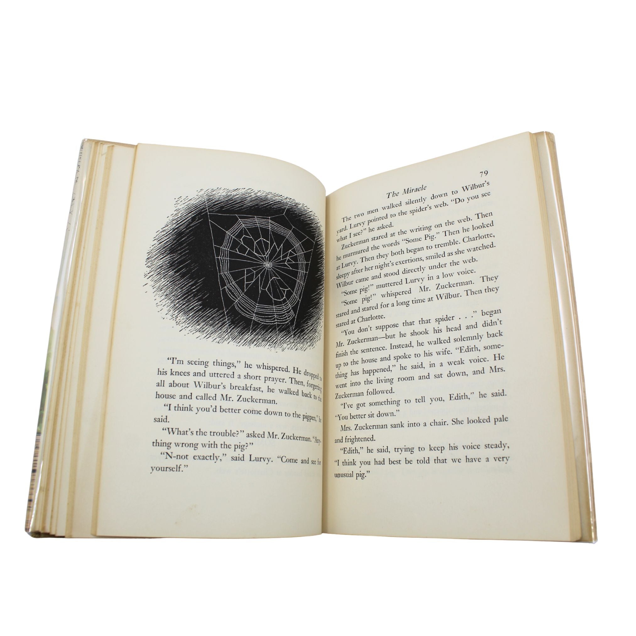 Charlotte's Web by E.B. White, First Edition, First Printing, in Original Dust Jacket, 1952 - The Great Republic