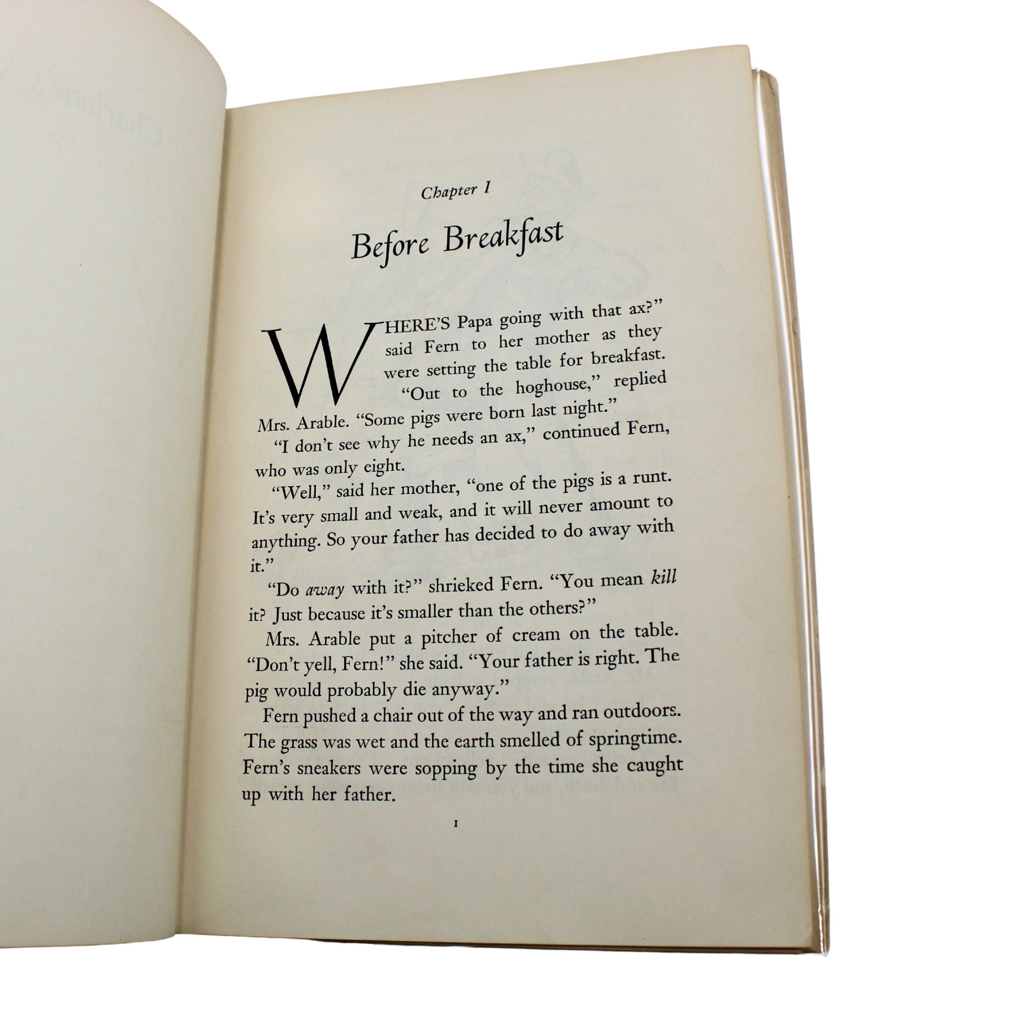 Charlotte's Web by E.B. White, First Edition, First Printing, in Original Dust Jacket, 1952 - The Great Republic