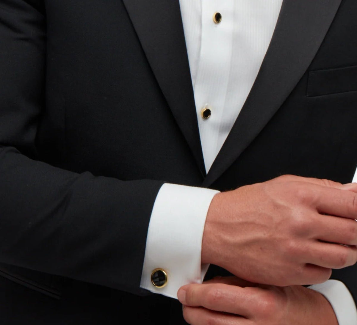 Chino Cufflinks and Studs Set in Gold Plate - The Great Republic