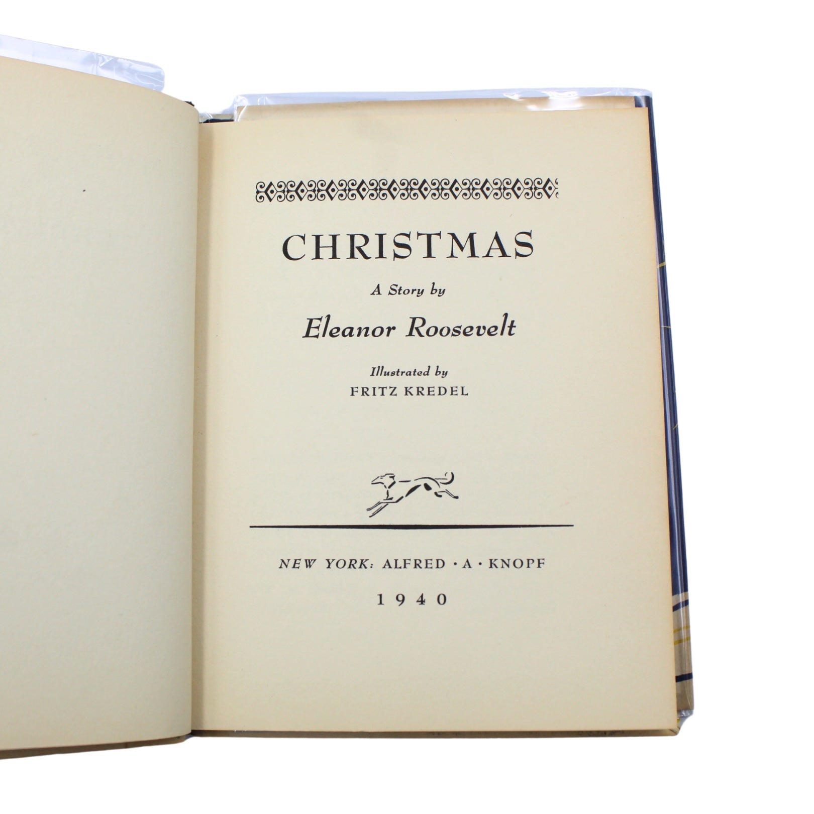 Christmas: A Story, by Eleanor Roosevelt, First Edition, in Original Dust Jacket, 1940 - The Great Republic