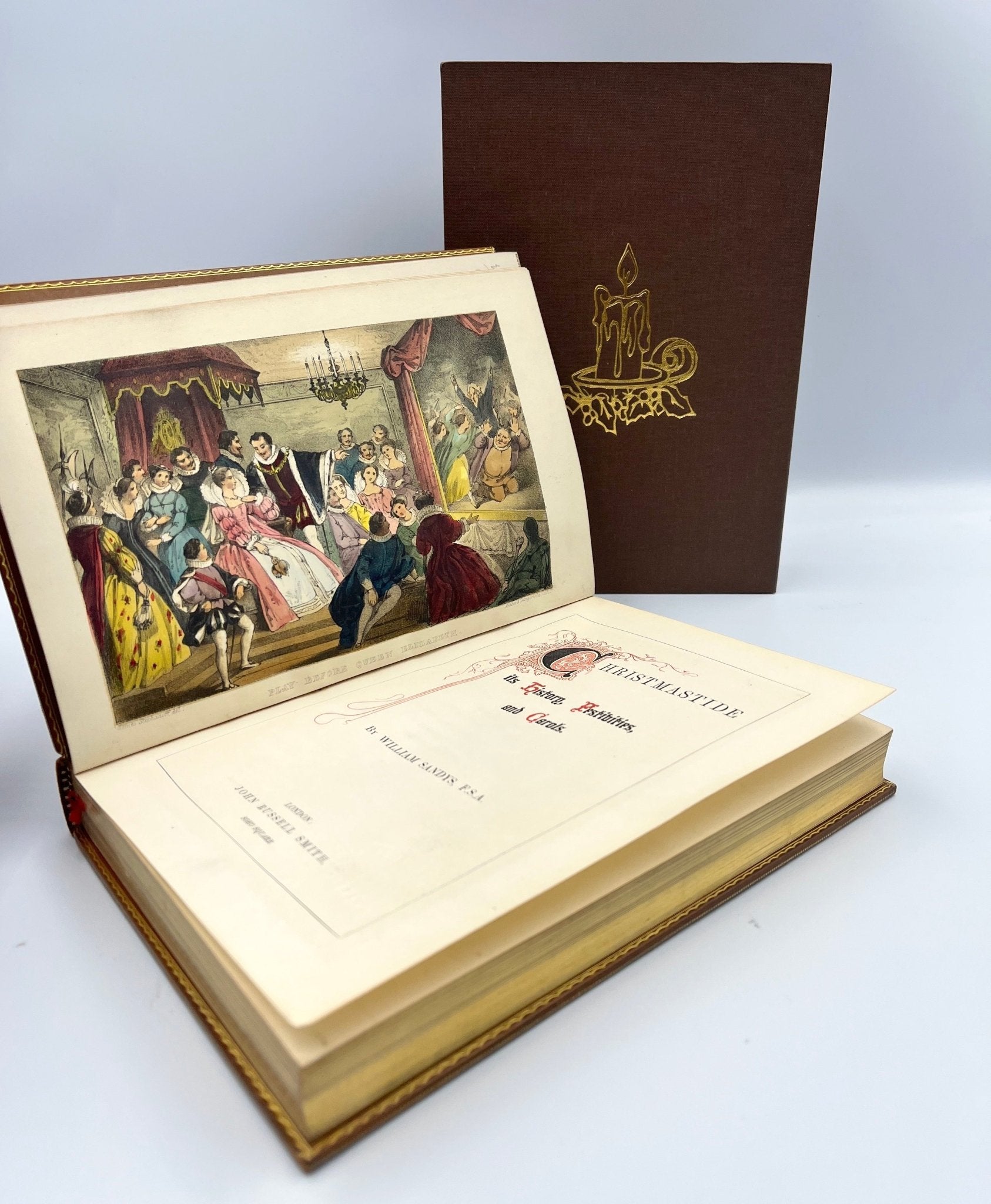 Christmastide: Its History, Festivities and Carols, by William Syndys, Illustrated, [1852]. - The Great Republic