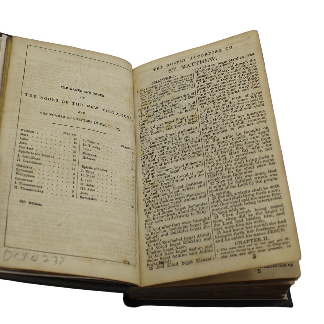 Civil War Bible, Presented to James Robberts, of 1st Maryland Volunteer Group, 1864 - The Great Republic