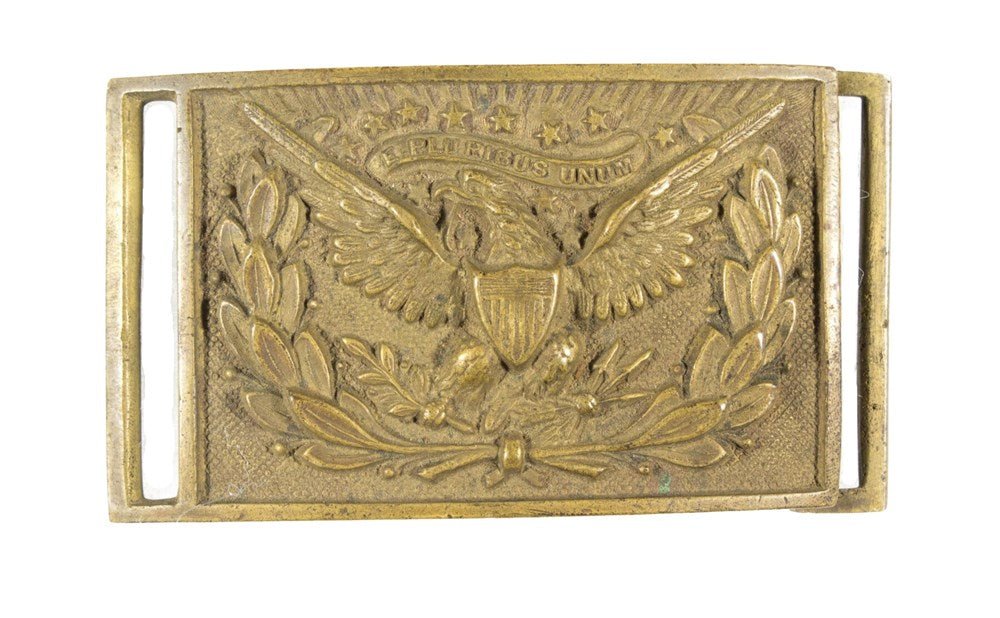 Civil War Union Officer's Sword Belt Buckle - The Great Republic