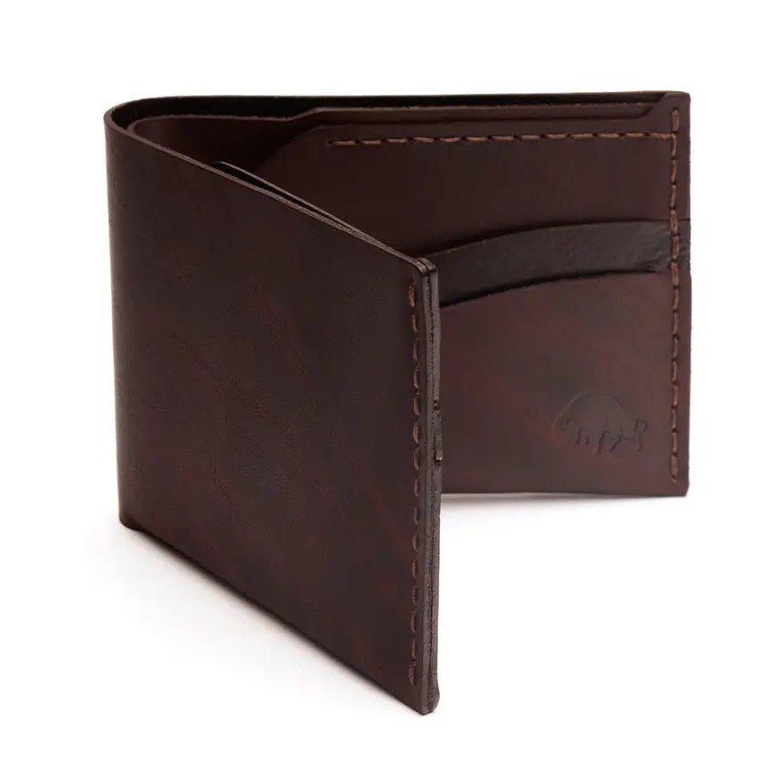 Classic Bifold Wallet No. 6 in Malbec - The Great Republic