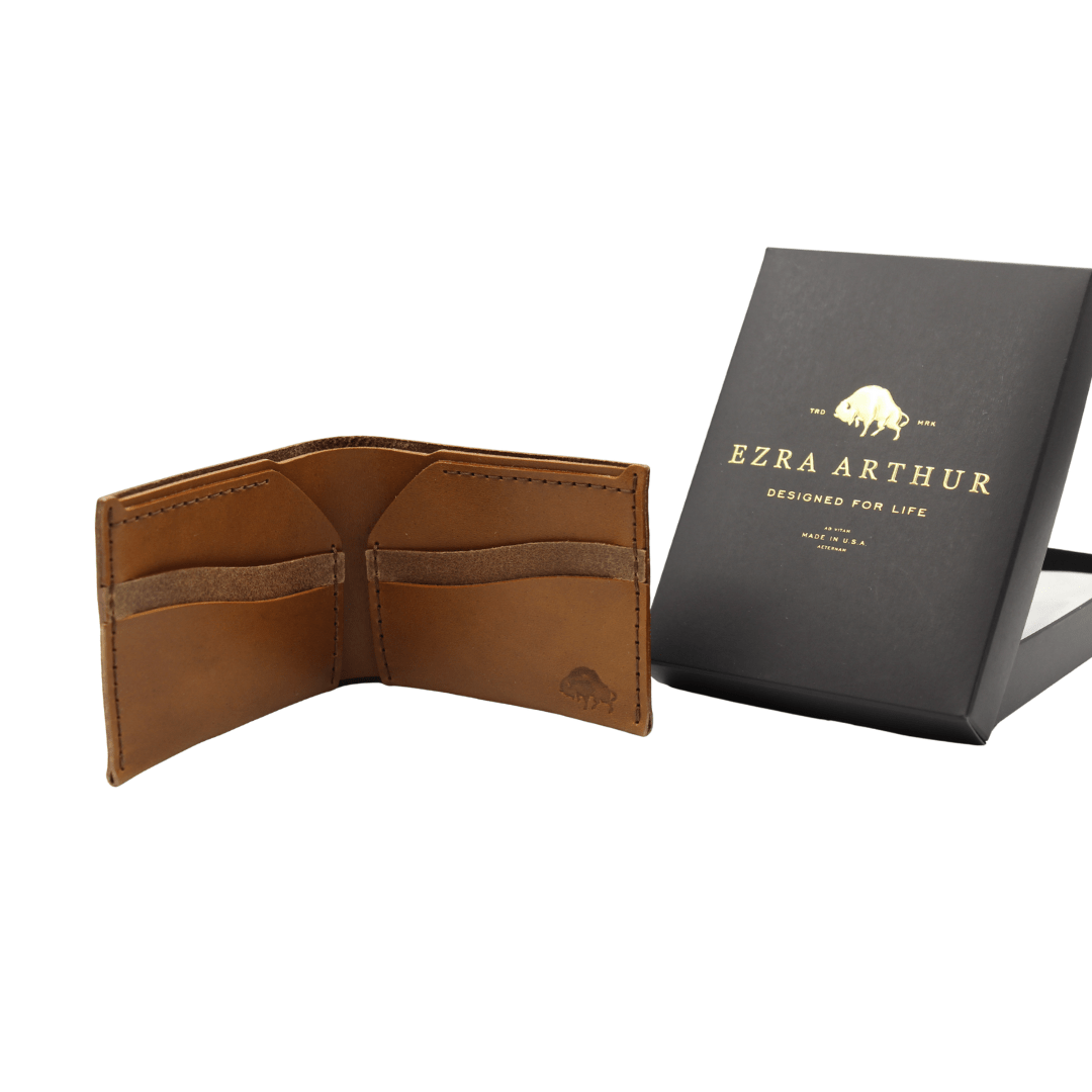 Classic Bifold Wallet No. 6 in Whiskey - The Great Republic