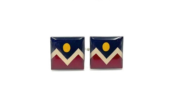 Colorado Flag Cufflinks - The Great Republic