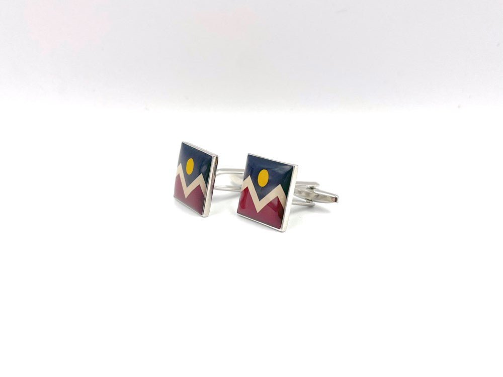 Colorado Flag Cufflinks - The Great Republic