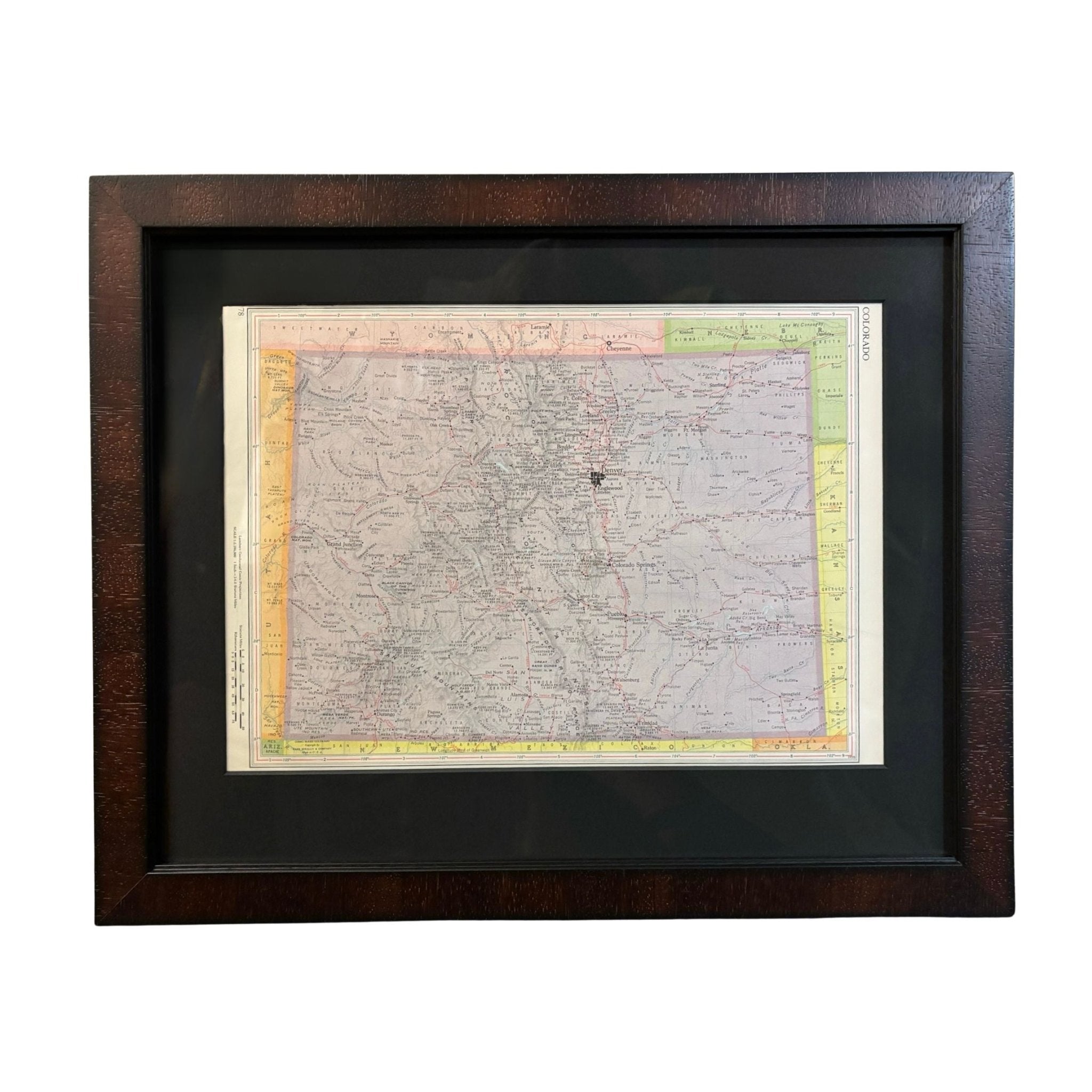 "Colorado" Map by Rand McNally & Co., circa 1960s - The Great Republic