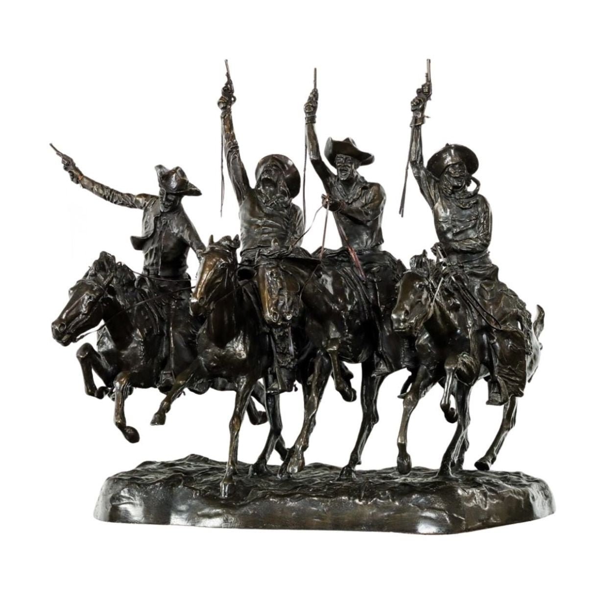 "Coming Through the Rye" Bronze Sculpture, after Frederic Remington - The Great Republic