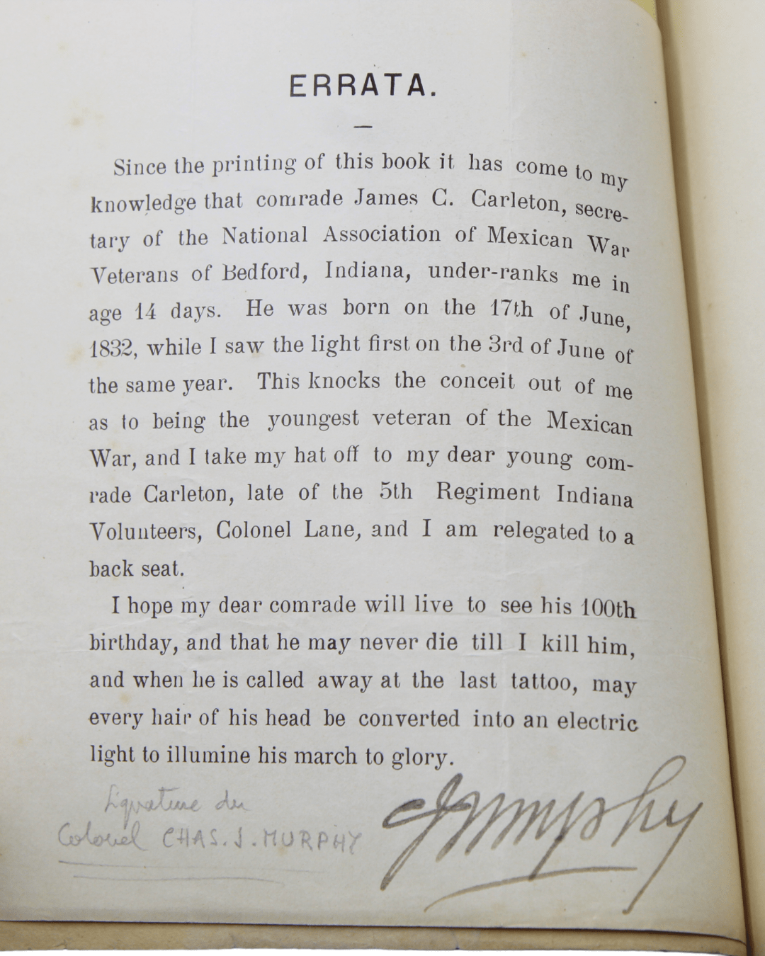 Condensed History of the Mexican War and its Glorious Results by William McKay, Daniel E. Hungerford, Charles J. Murphy, Signed First Edition, 1902 - The Great Republic