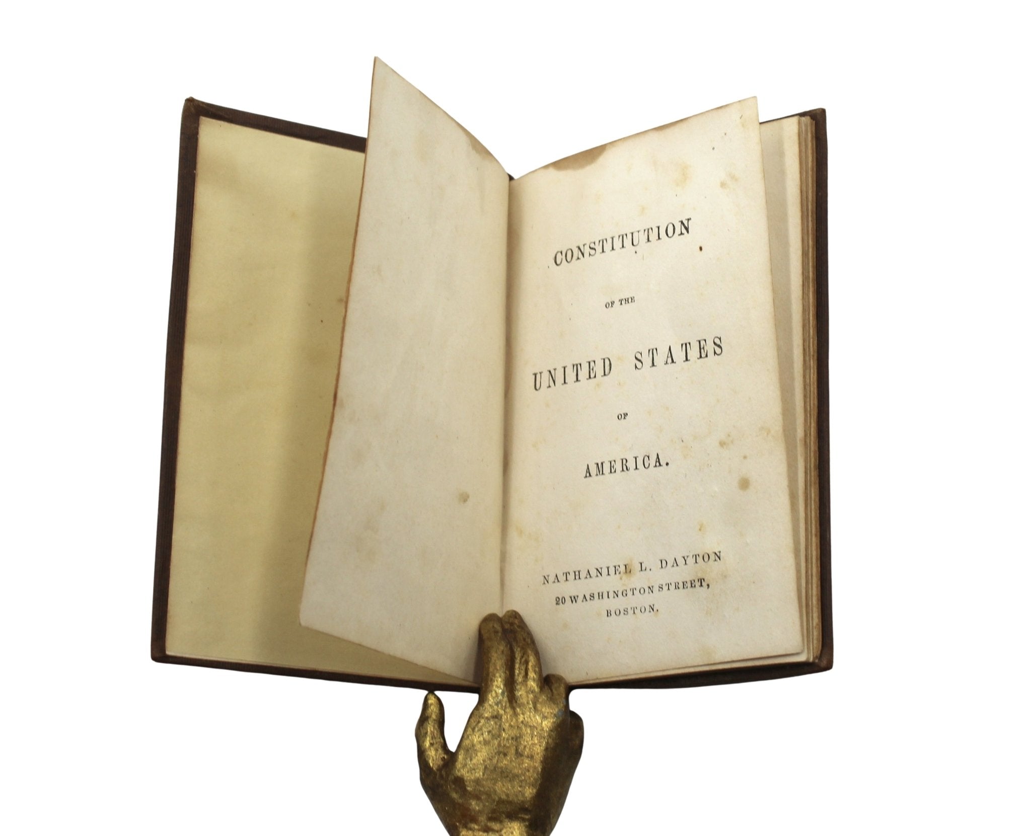 Constitution of the United States of America, Published by Nathaniel Dayton, circa 1850 - The Great Republic
