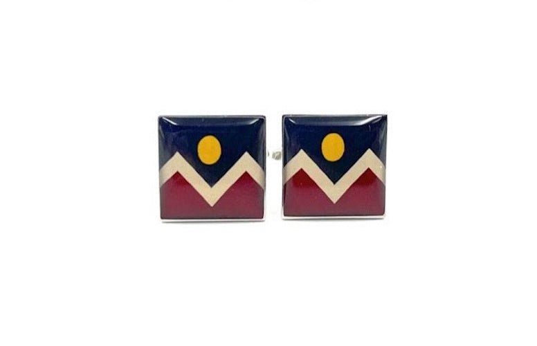 Denver Flag Cufflinks - The Great Republic
