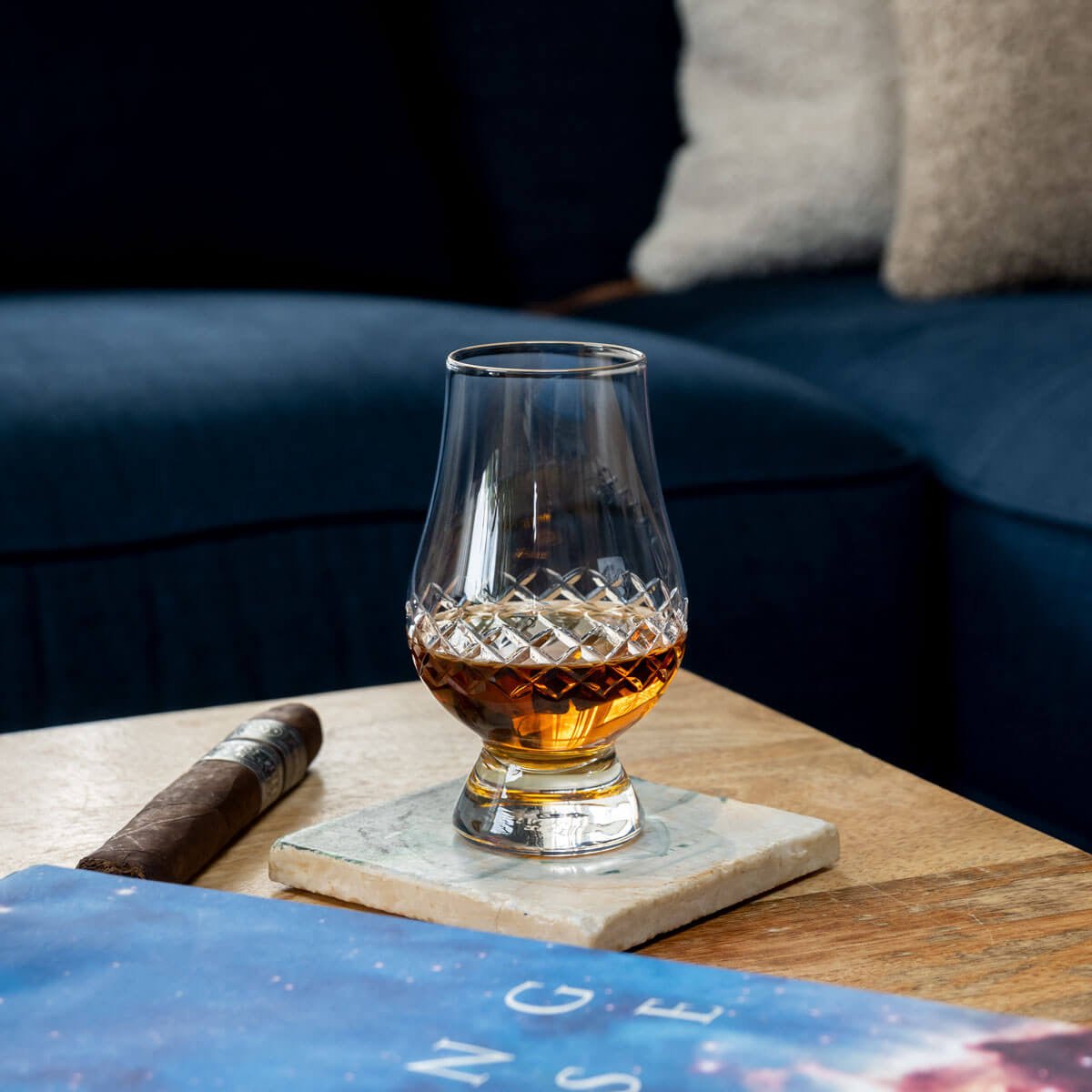 Diamond Scotch Whiskey Glencairn Glasses - The Great Republic