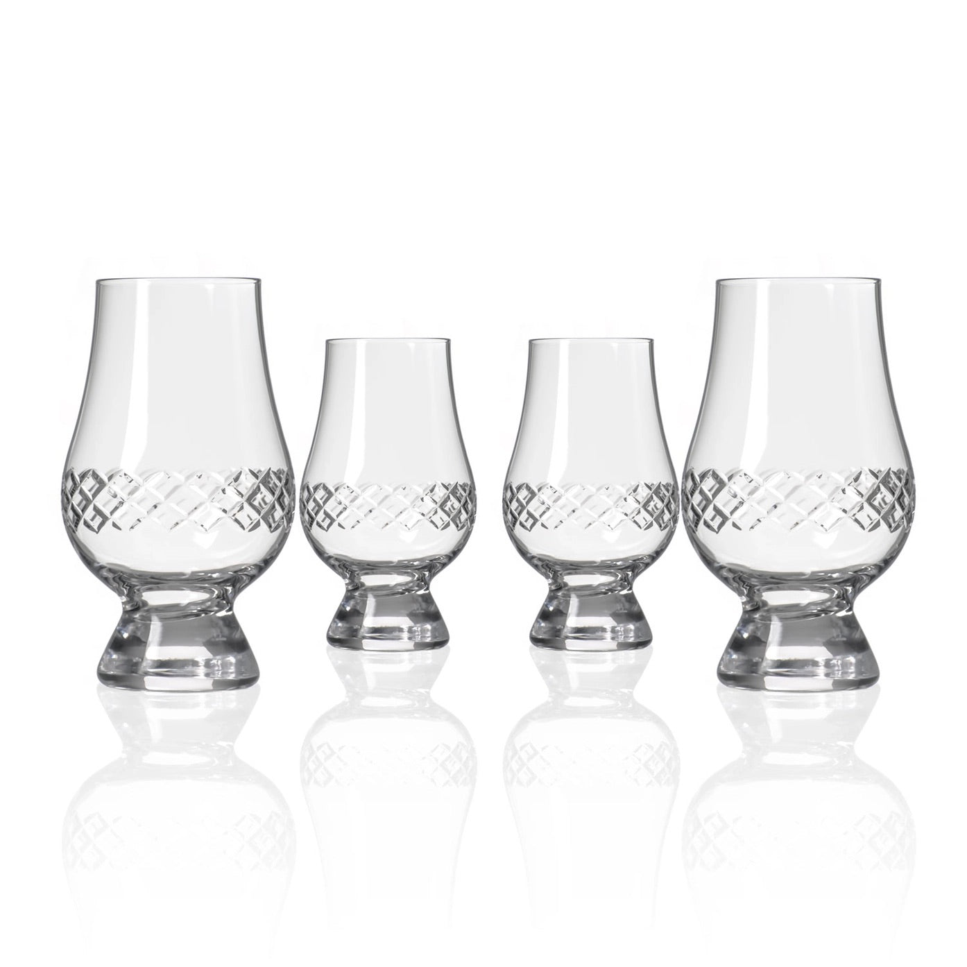 Diamond Scotch Whiskey Glencairn Glasses - The Great Republic