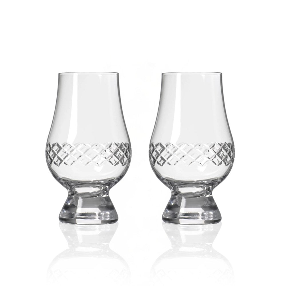Diamond Scotch Whiskey Glencairn Glasses - The Great Republic