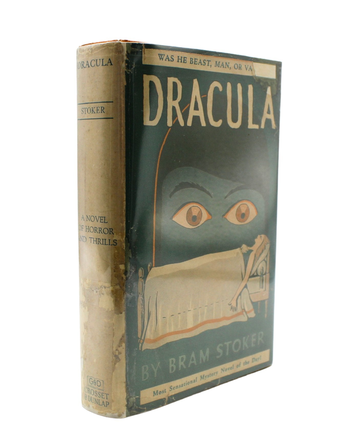 Dracula by Bram Stoker, First Grosset & Dunlap Edition, 1927 - The Great Republic
