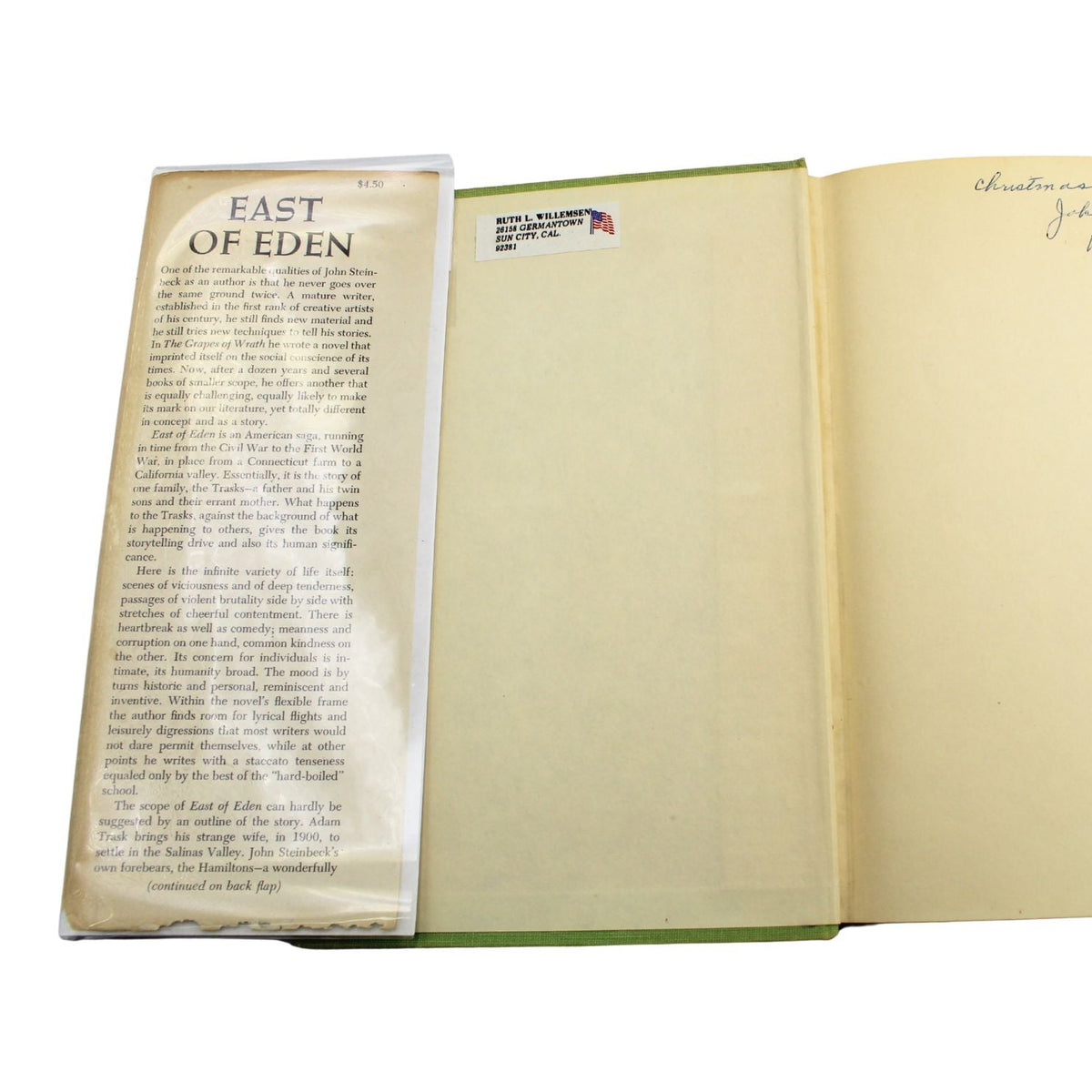 East of Eden by John Steinbeck, First Trade Edition, 1952 - The Great Republic