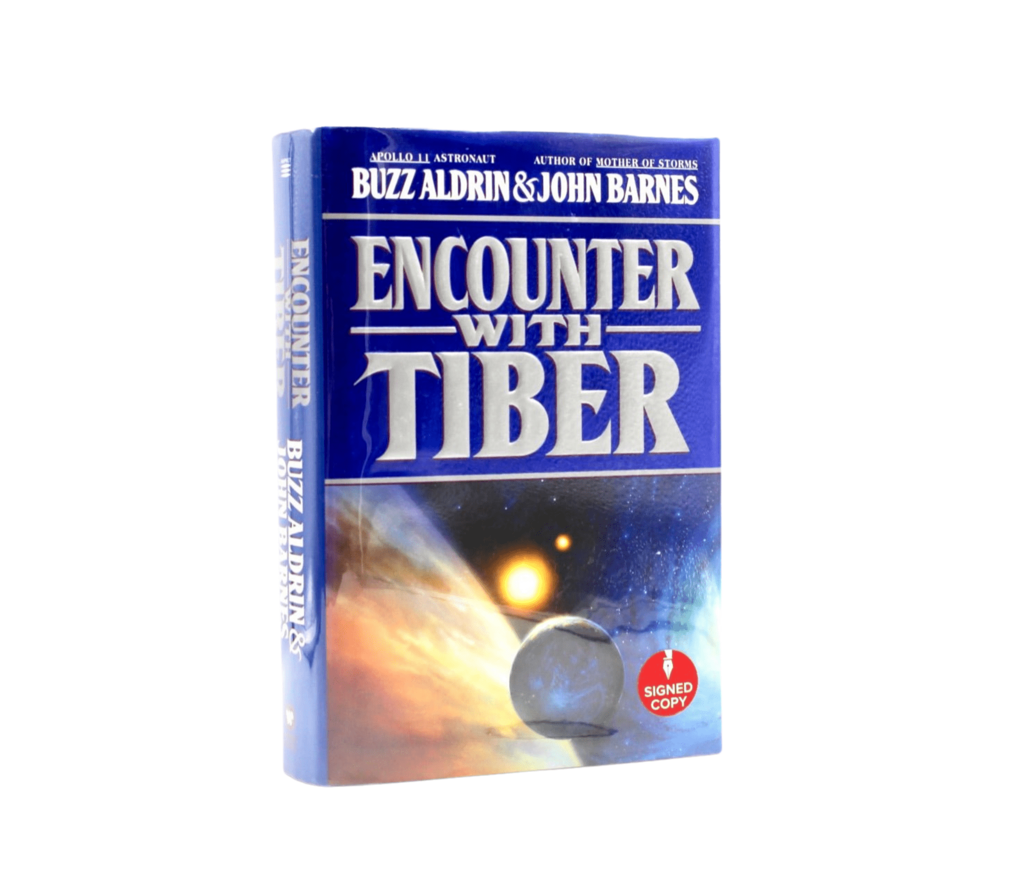 Encounter with Tiber by Buzz Aldrin and John Barnes, Inscribed by Aldrin, First Edition, 1996 - The Great Republic