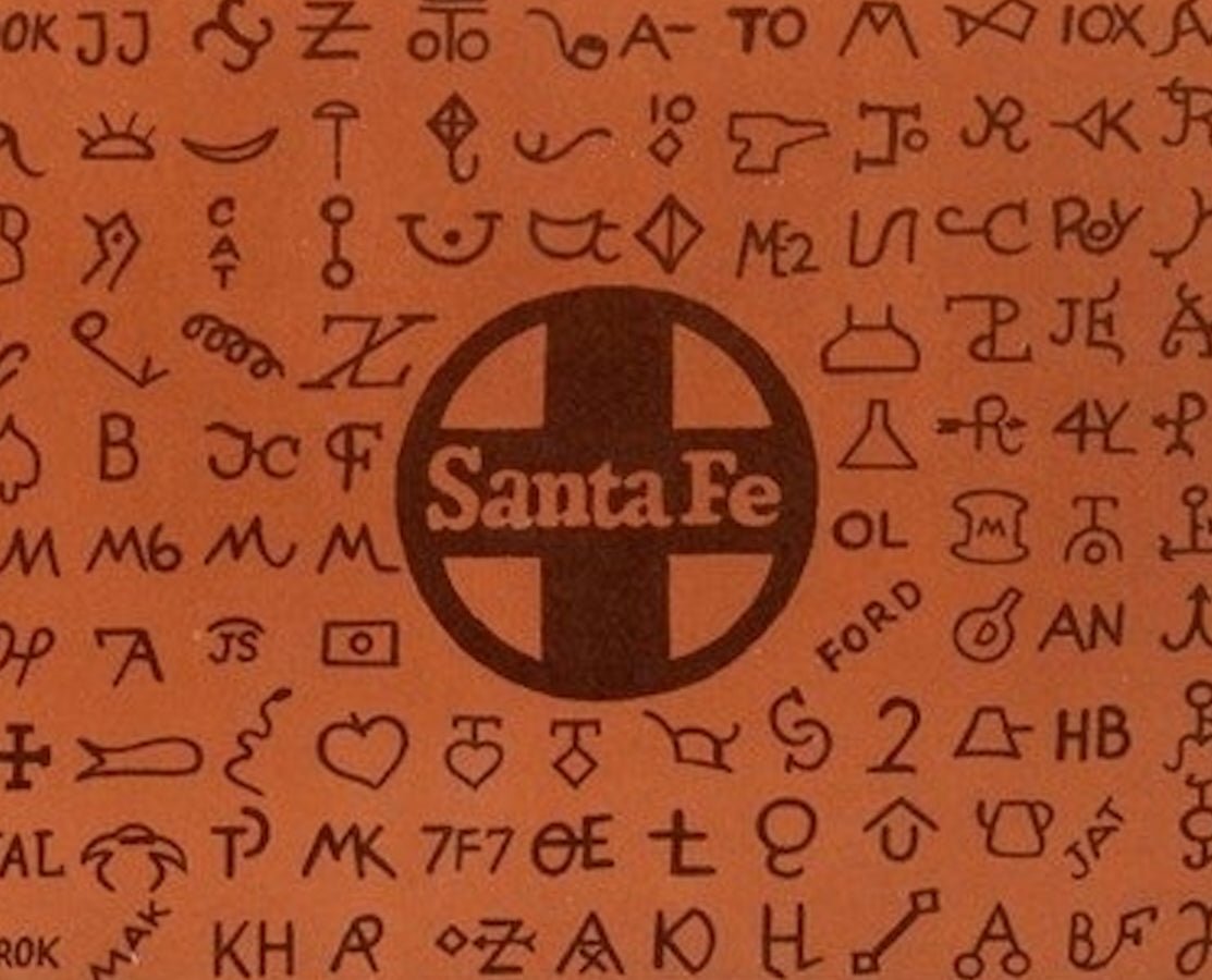 "Famous Brands of the Lone Star State" Santa Fe Railway Texas Travel Poster, Circa 1950 - The Great Republic