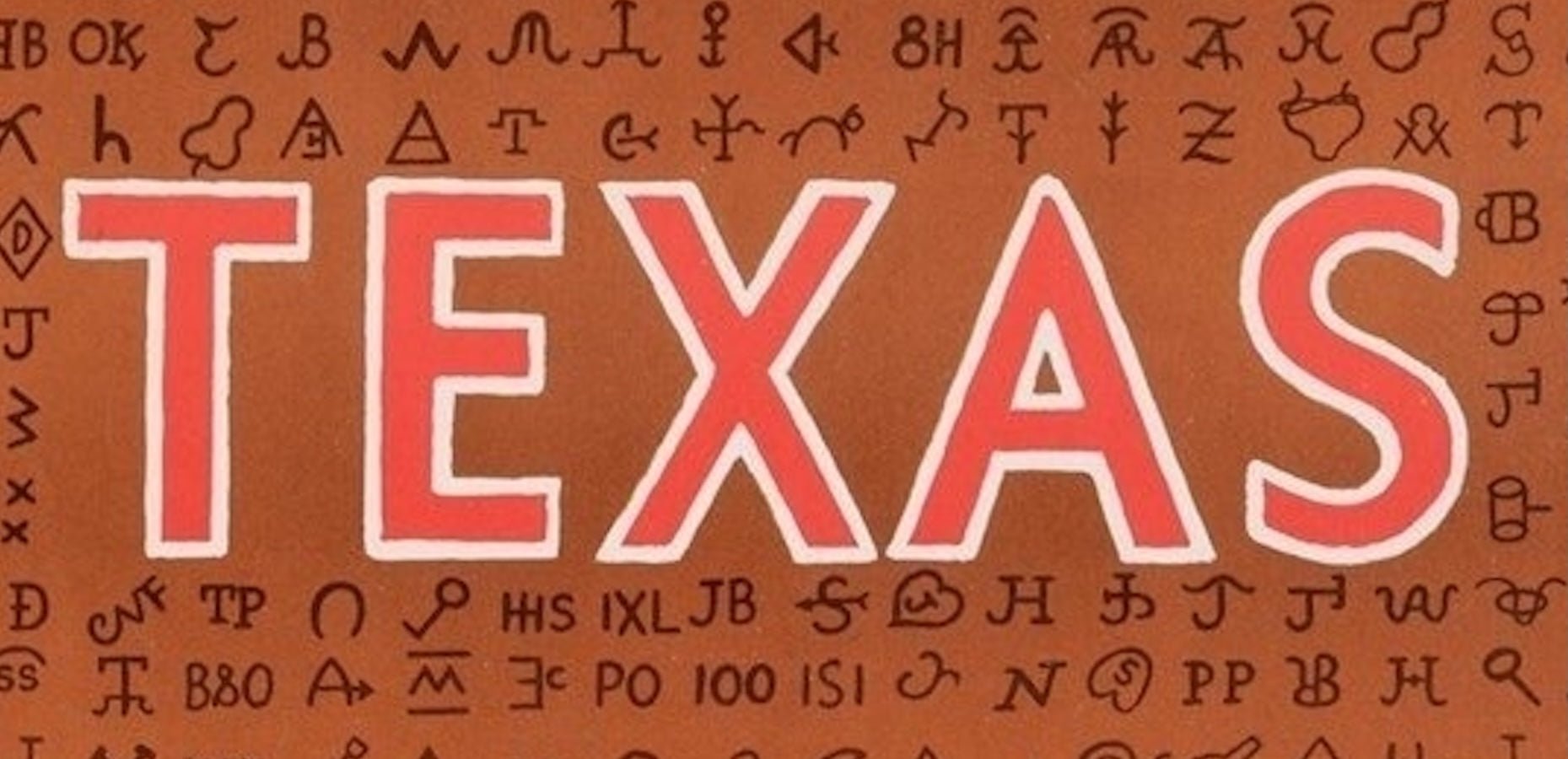 "Famous Brands of the Lone Star State" Santa Fe Railway Texas Travel Poster, Circa 1950 - The Great Republic