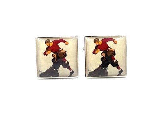Football Tackle Cufflinks - The Great Republic