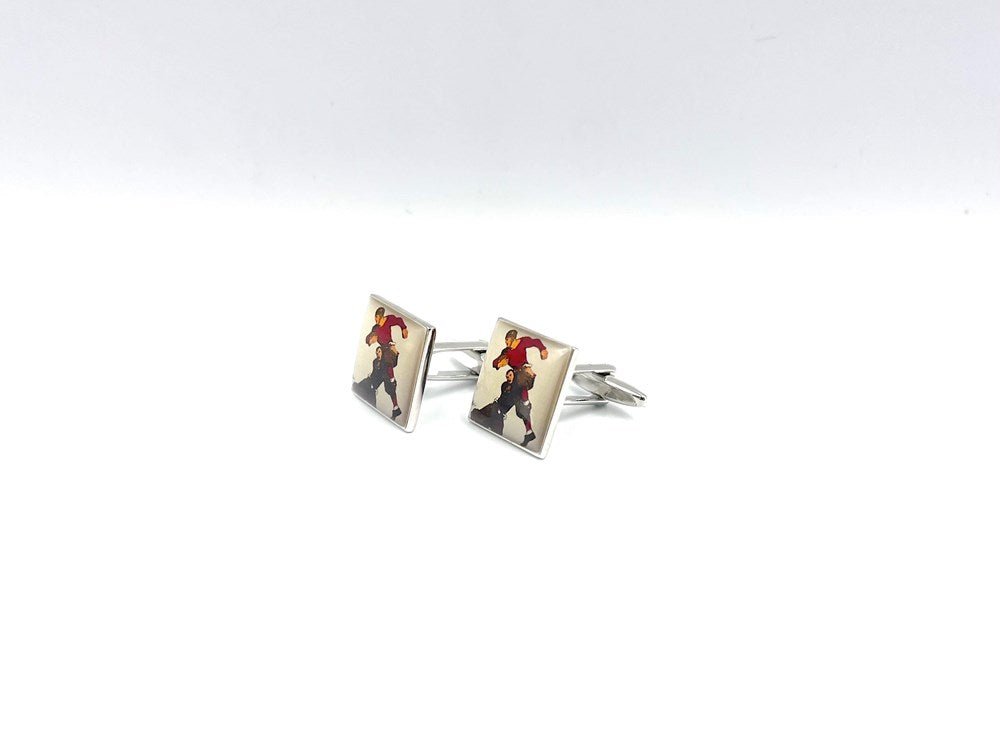 Football Tackle Cufflinks - The Great Republic