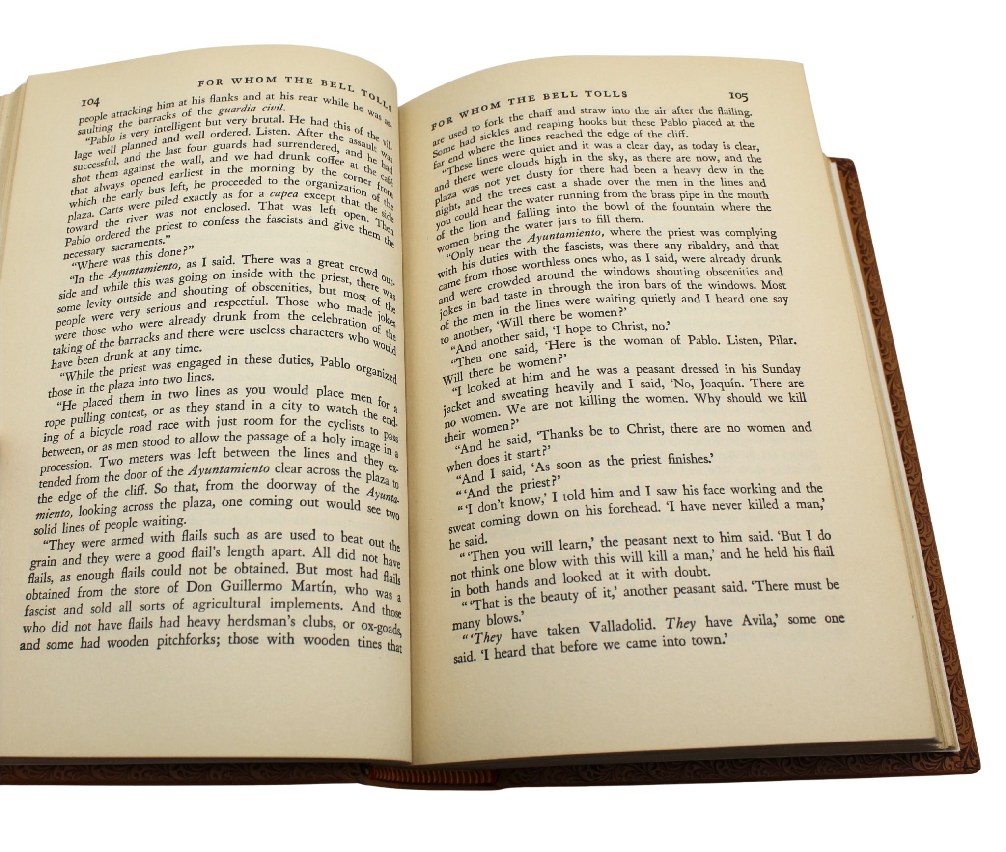 For Whom The Bell Tolls by Ernest Hemingway, First Edition, 1940 - The Great Republic