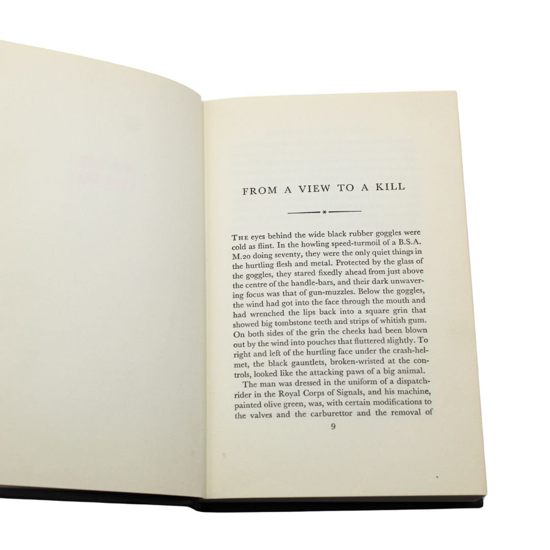 For Your Eyes Only by Ian Fleming, First Edition, First Printing, in Original Dust Jacket, 1960 - The Great Republic