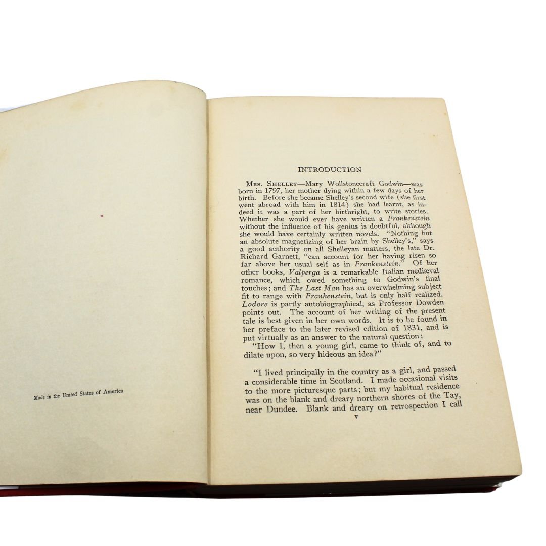 Frankenstein, or The Modern Prometheus by Mary W. Shelley, Grosset & Dunlap Photoplay Edition, 1931 - The Great Republic