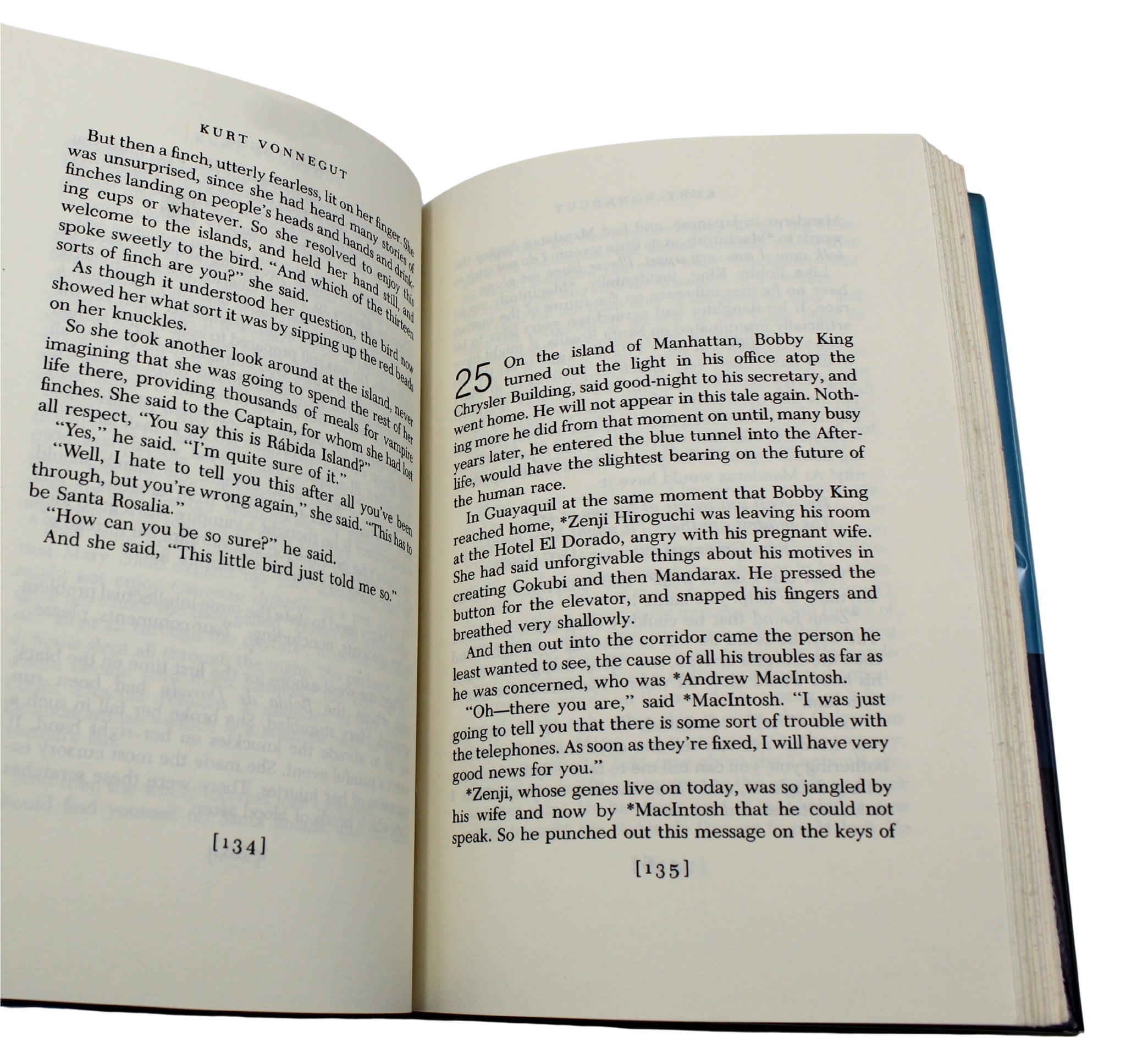Galapagos by Kurt Vonnegut, First Trade Edition, in Original Dust Jacket, 1895 - The Great Republic