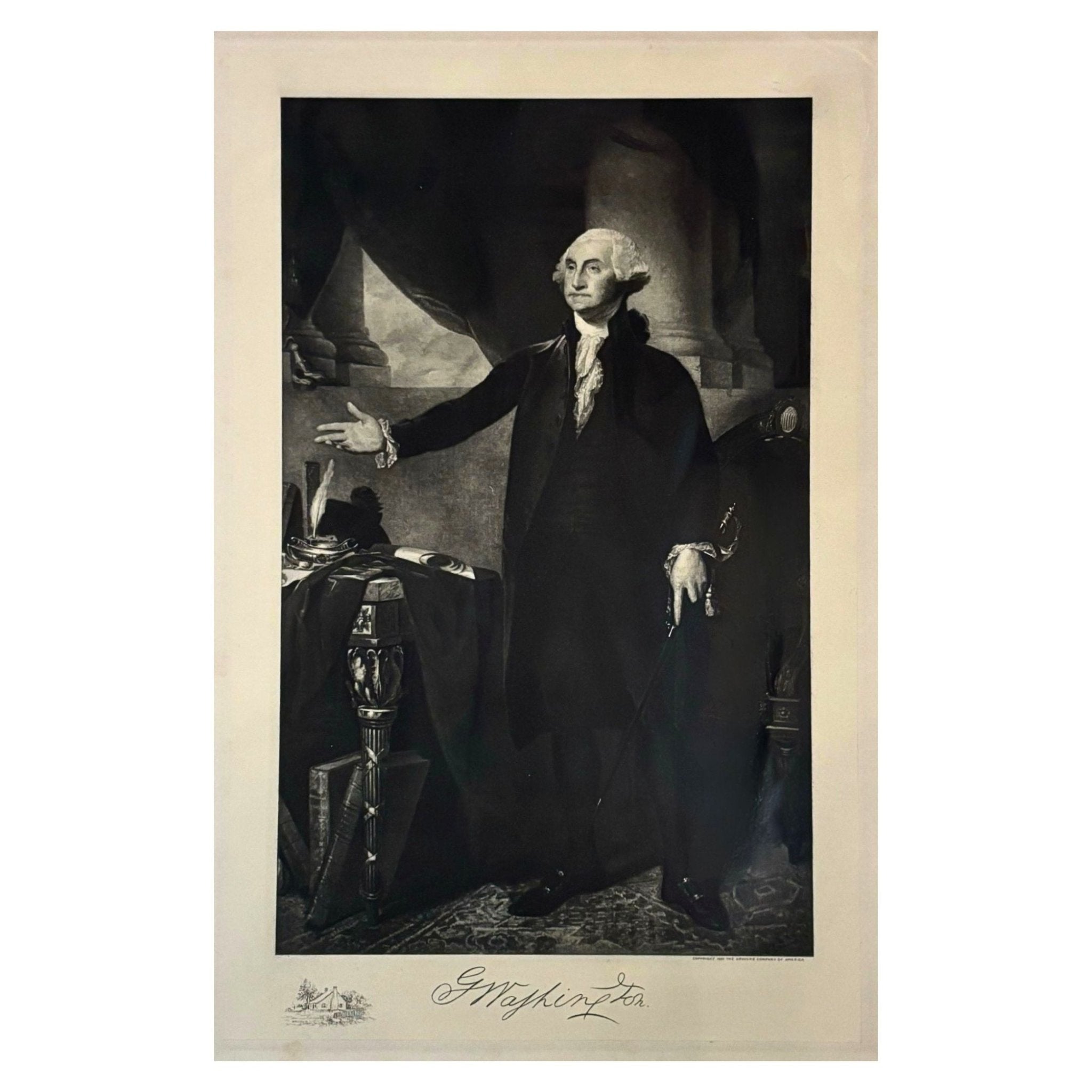 George Washington Photogravure, after Gilbert Stuart, 1901 - The Great Republic