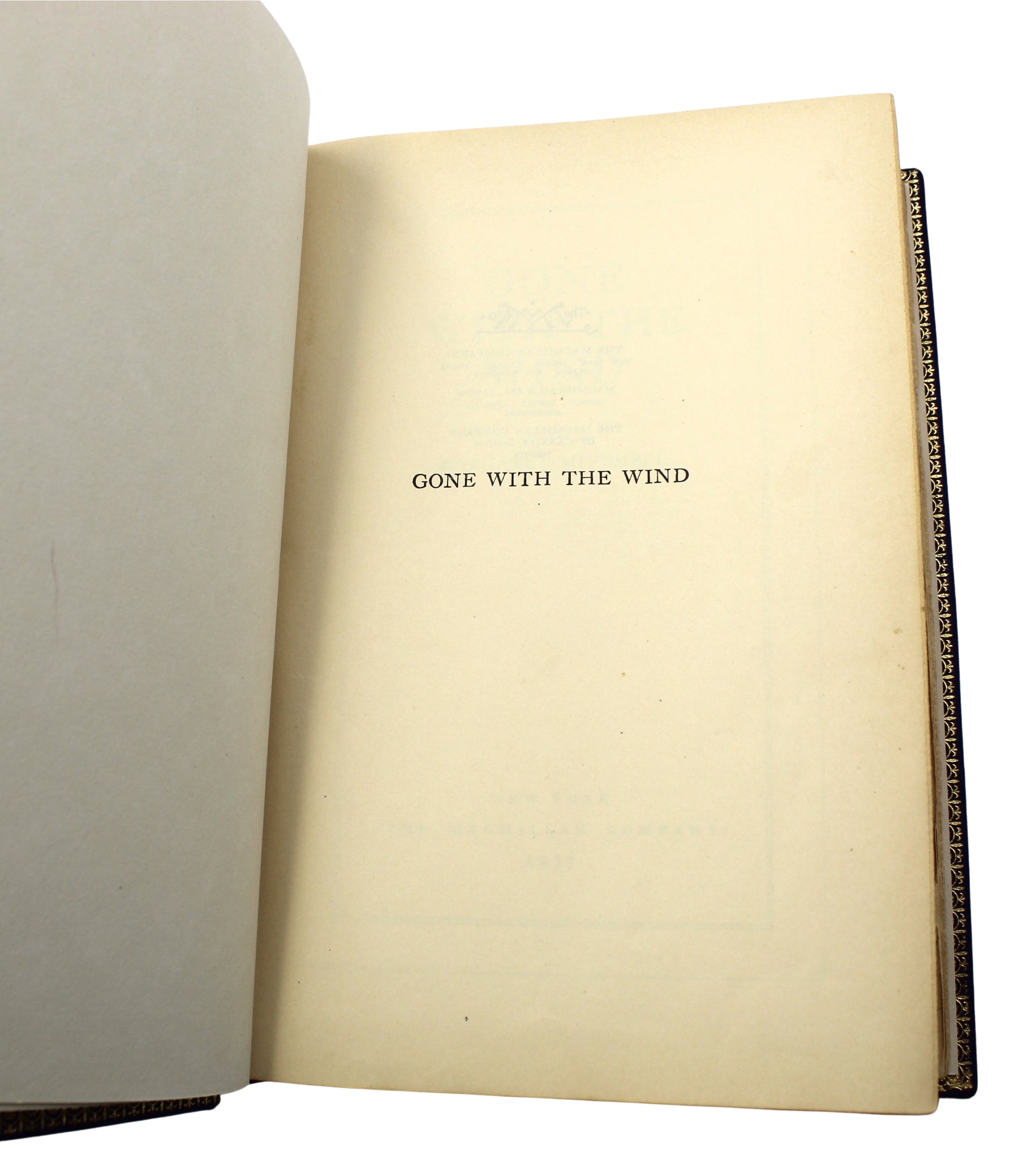 Gone With the Wind by Margaret Mitchell, First Edition, Later Printing, 1937 - The Great Republic