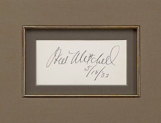 Great Air Force Captains Collage, Signed by Chennault, Arnold, Vandenberg, Spaatz, Mitchell, Rickenbacker- The Great Republic