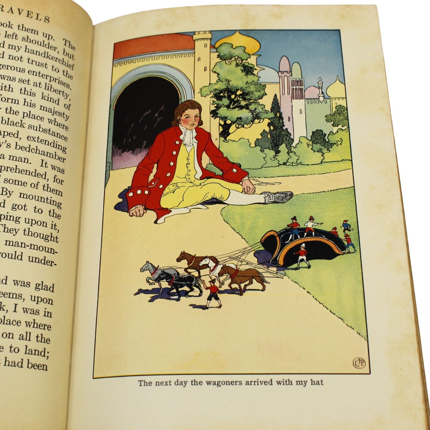 Gulliver's Travels, Arranged in Three Parts from the Original of Jonathan Swift by M. Dodge Holmes, Illustrated by Edwin J. Prittie, 1930 - The Great Republic