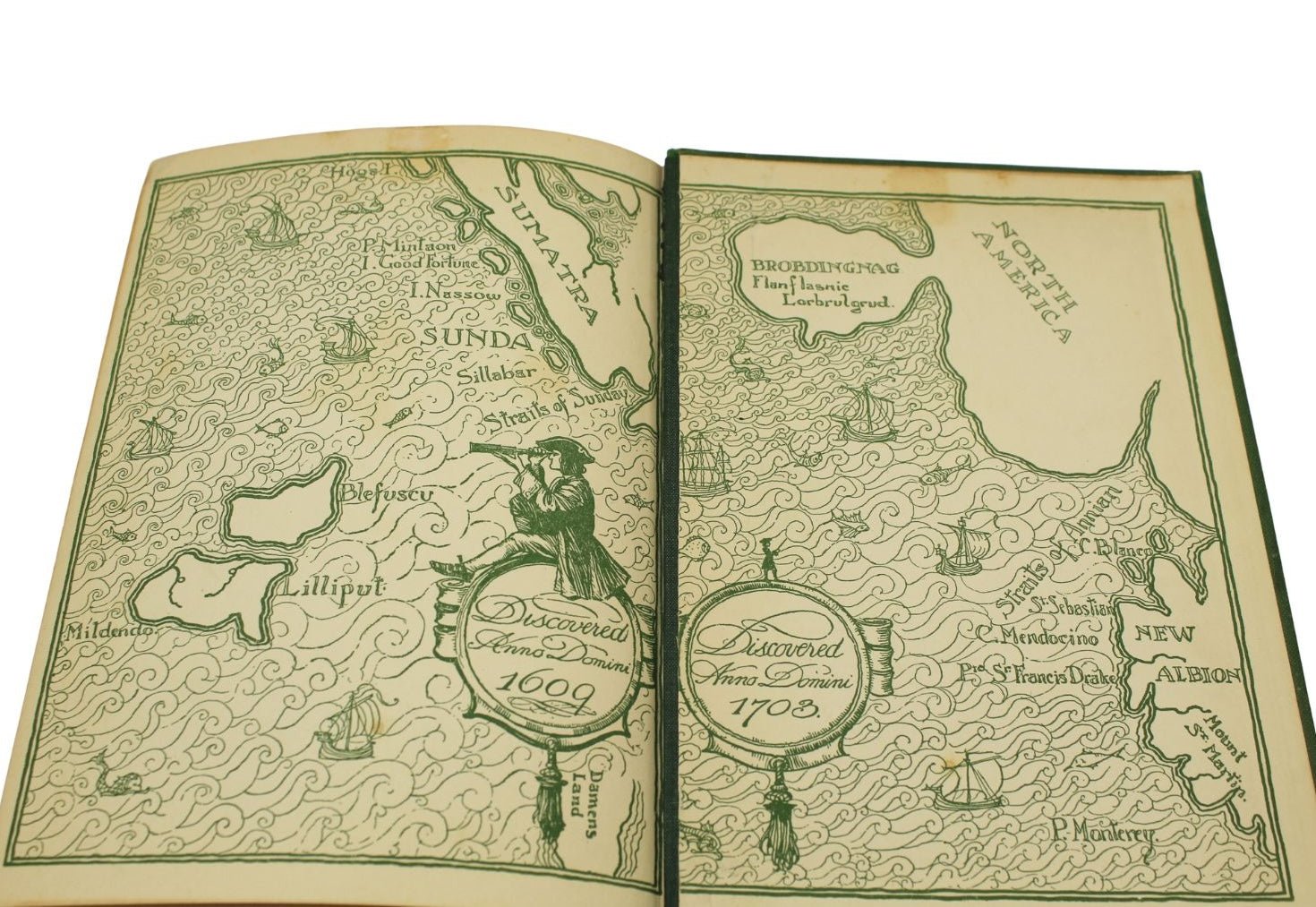 Gulliver's Travels, Arranged in Three Parts from the Original of Jonathan Swift by M. Dodge Holmes, Illustrated by Edwin J. Prittie, 1930 - The Great Republic