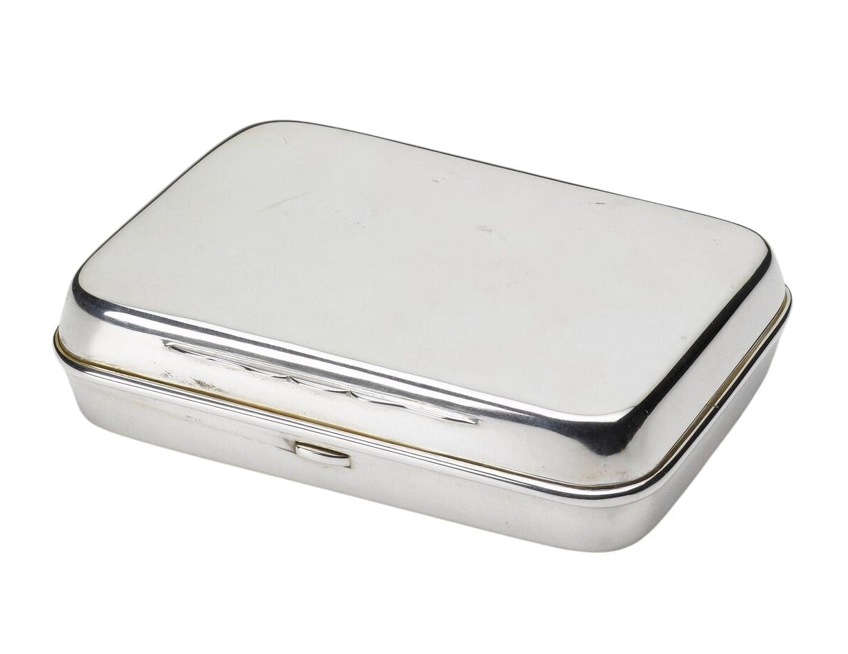 Hallmarked Silver Plated Keepsake Box - Sheffield, UK, Circa 1900 - The Great Republic