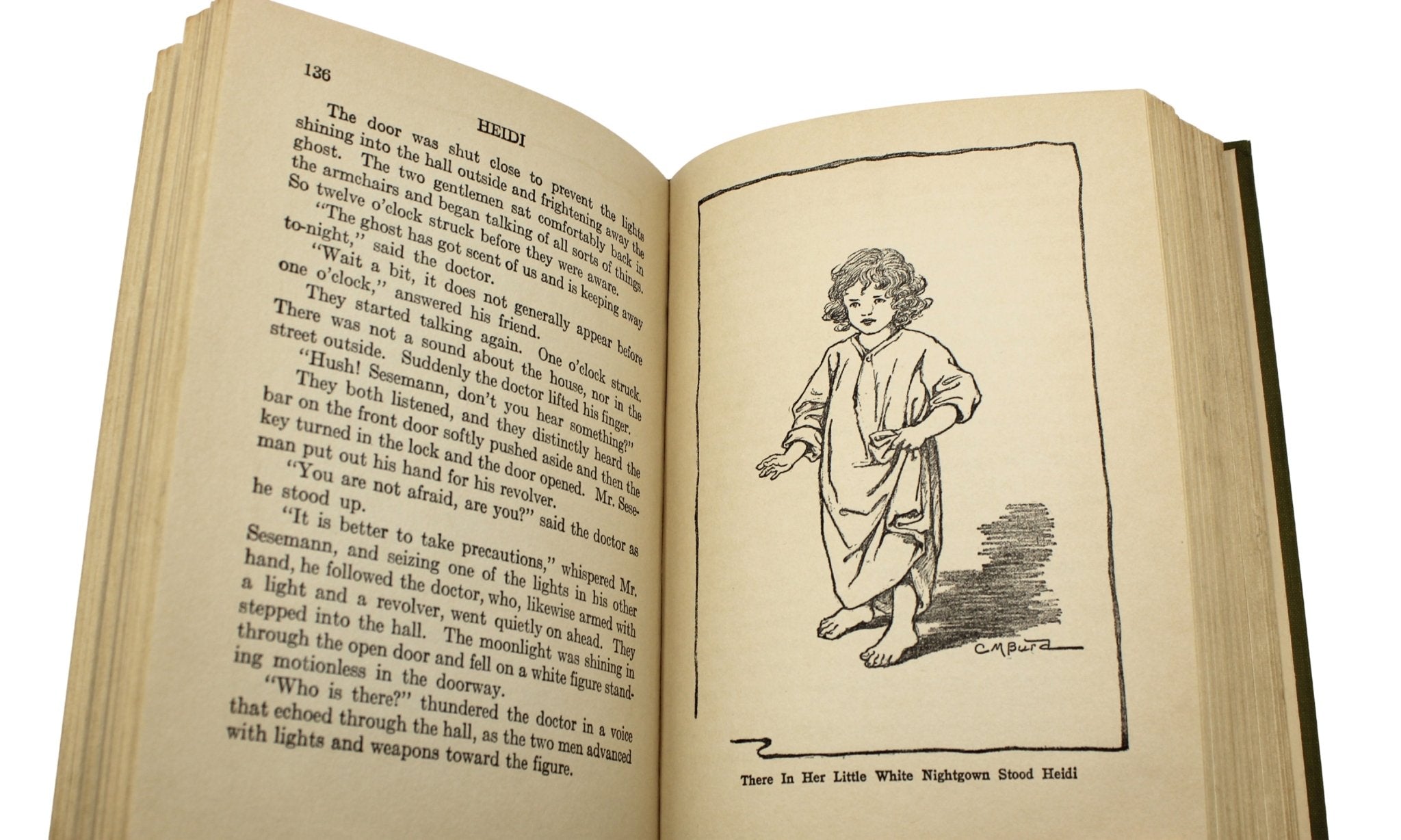 Heidi by Johanna Spyri, Edited by Adeline B. Zachert, Illustrated by Clara M. Burd, 1924 - The Great Republic