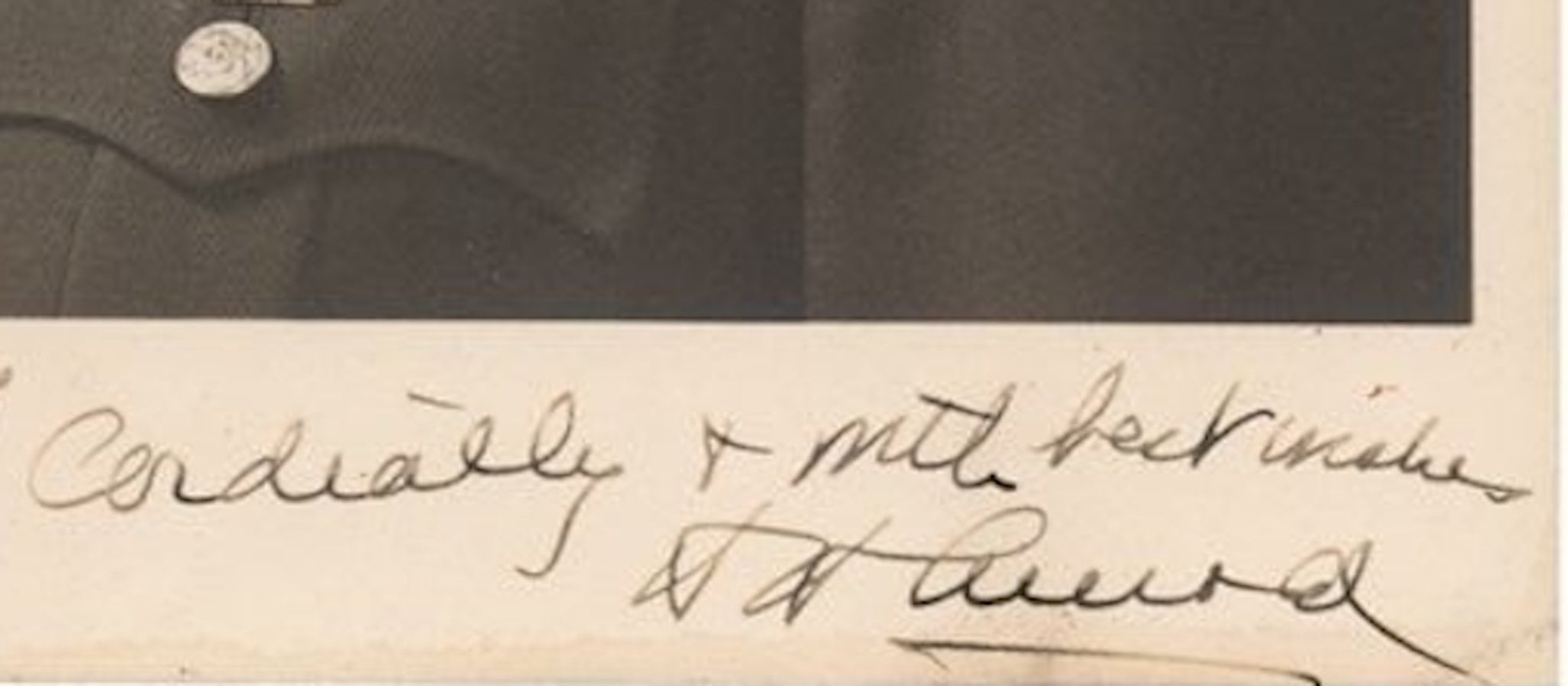 H.H. "HAP" Arnold Signed and Inscribed Photograph, to Maj. Albert Haney - The Great Republic