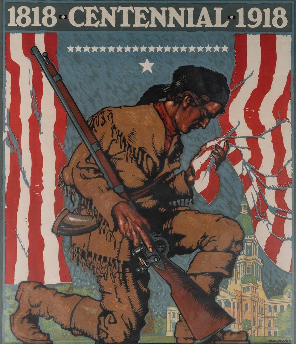 Illinois. 1818 Centennial 1918.