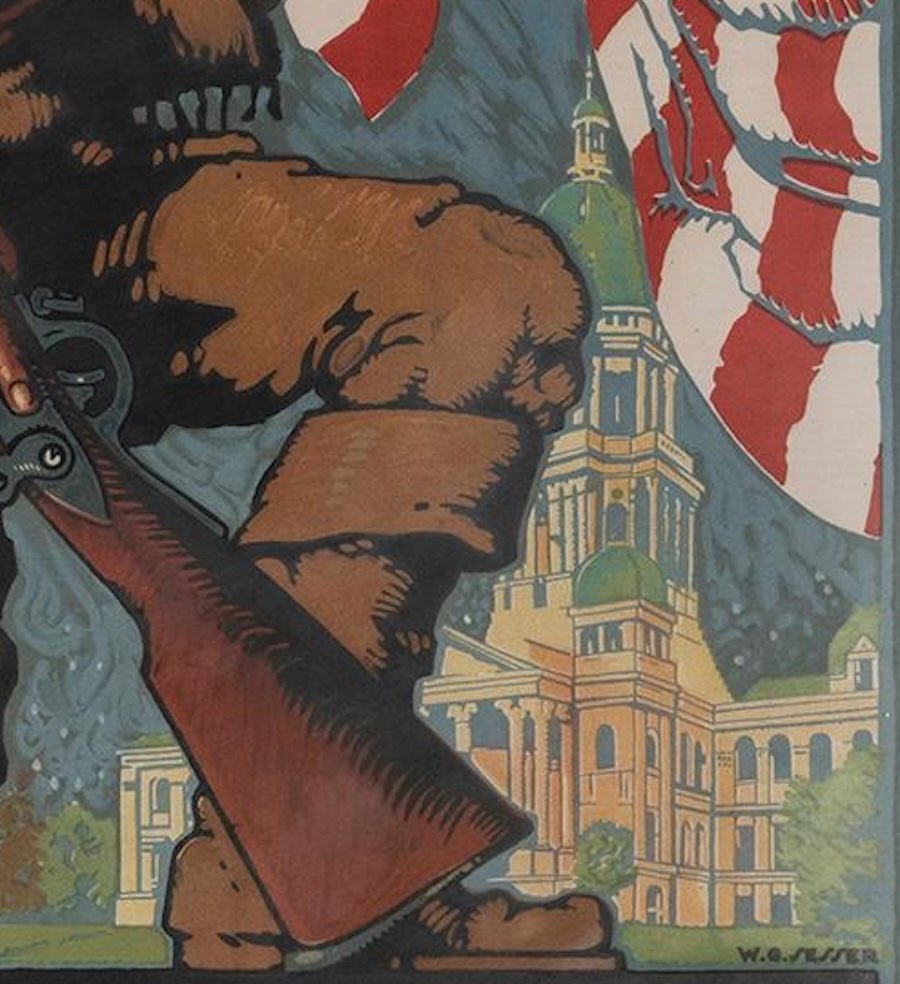 Illinois. 1818 Centennial 1918.