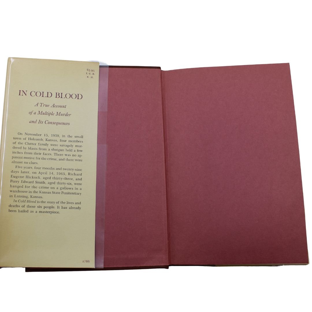 In Cold Blood by Truman Capote, First Trade Edition, First Printing, i