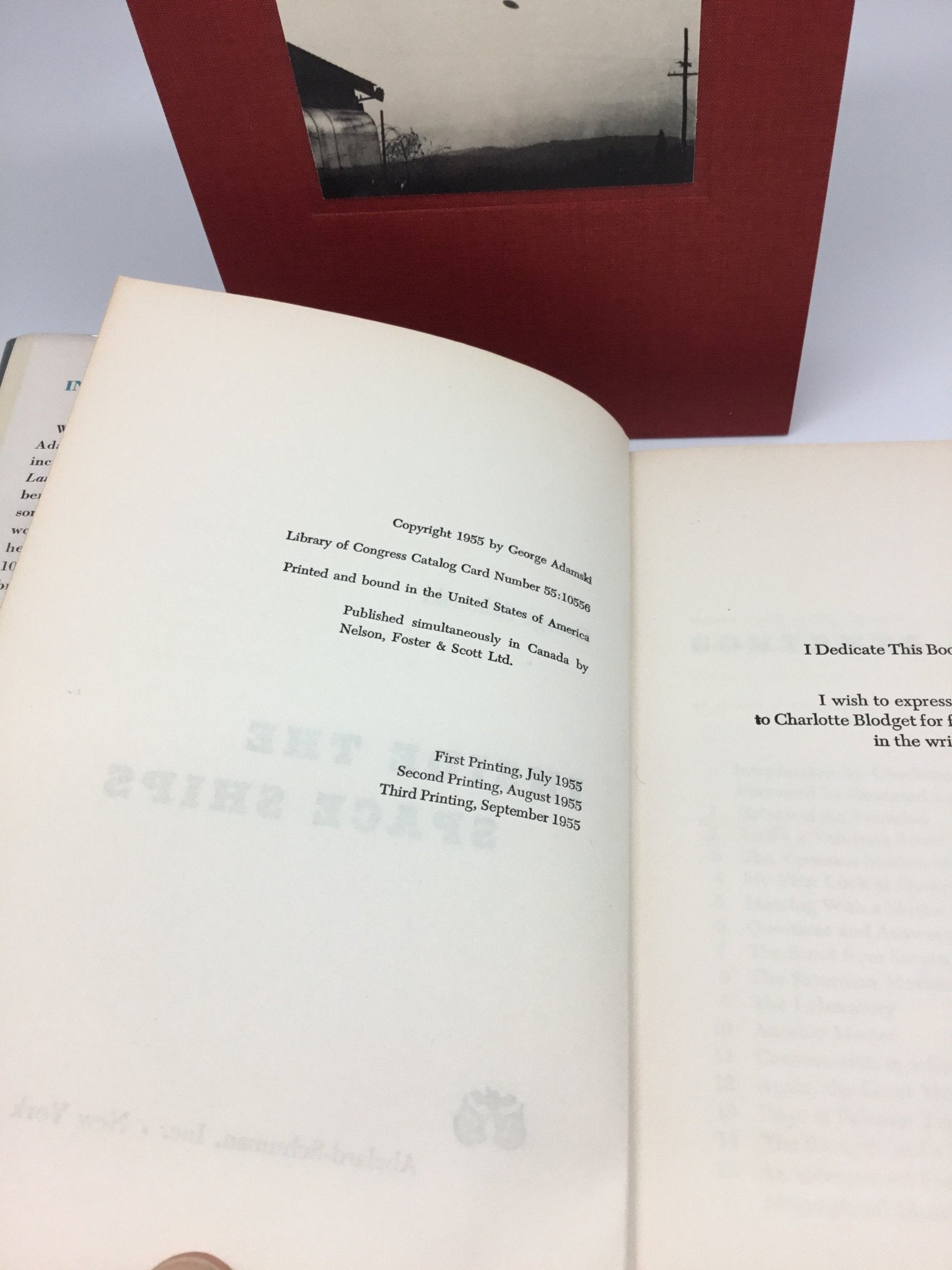 Inside the Space Ships, Signed by George Asamski, First Edition, Third Printing, 1955 - The Great Republic
