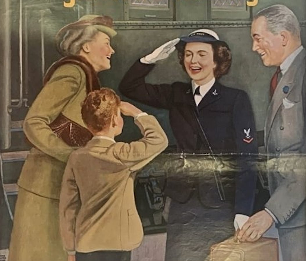 It's a grand and glorious feeling. Enlist in the WAVES