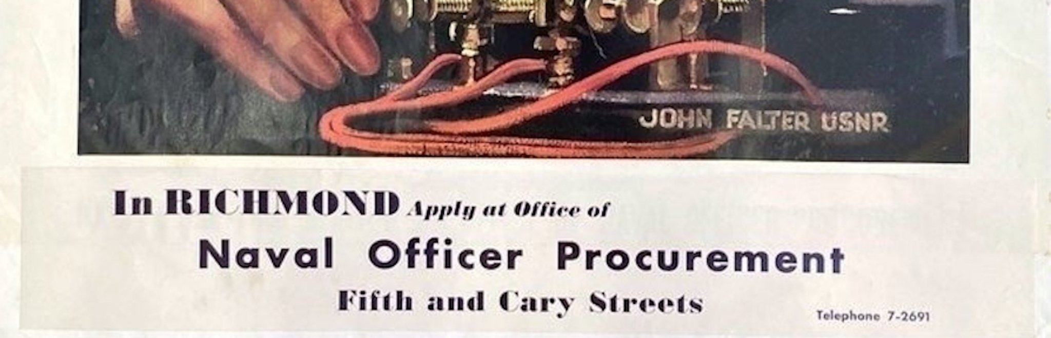 "It's A Woman's War Too! Join the WAVES, Your Country Needs You Now" Vintage WWII Recruitment Poster by John Falter, 1943 - The Great Republic