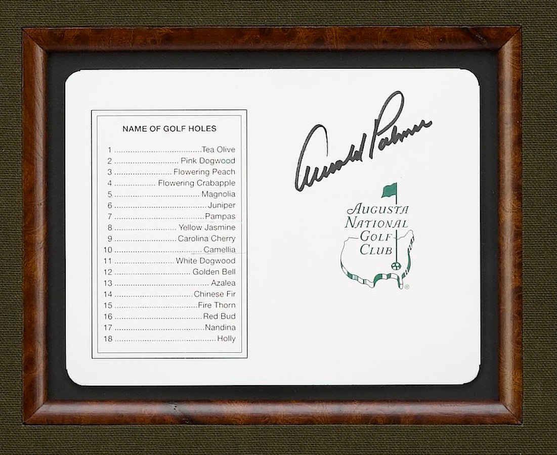 Jack Nicklaus and Arnold Palmer Signed Collage - The Great Republic