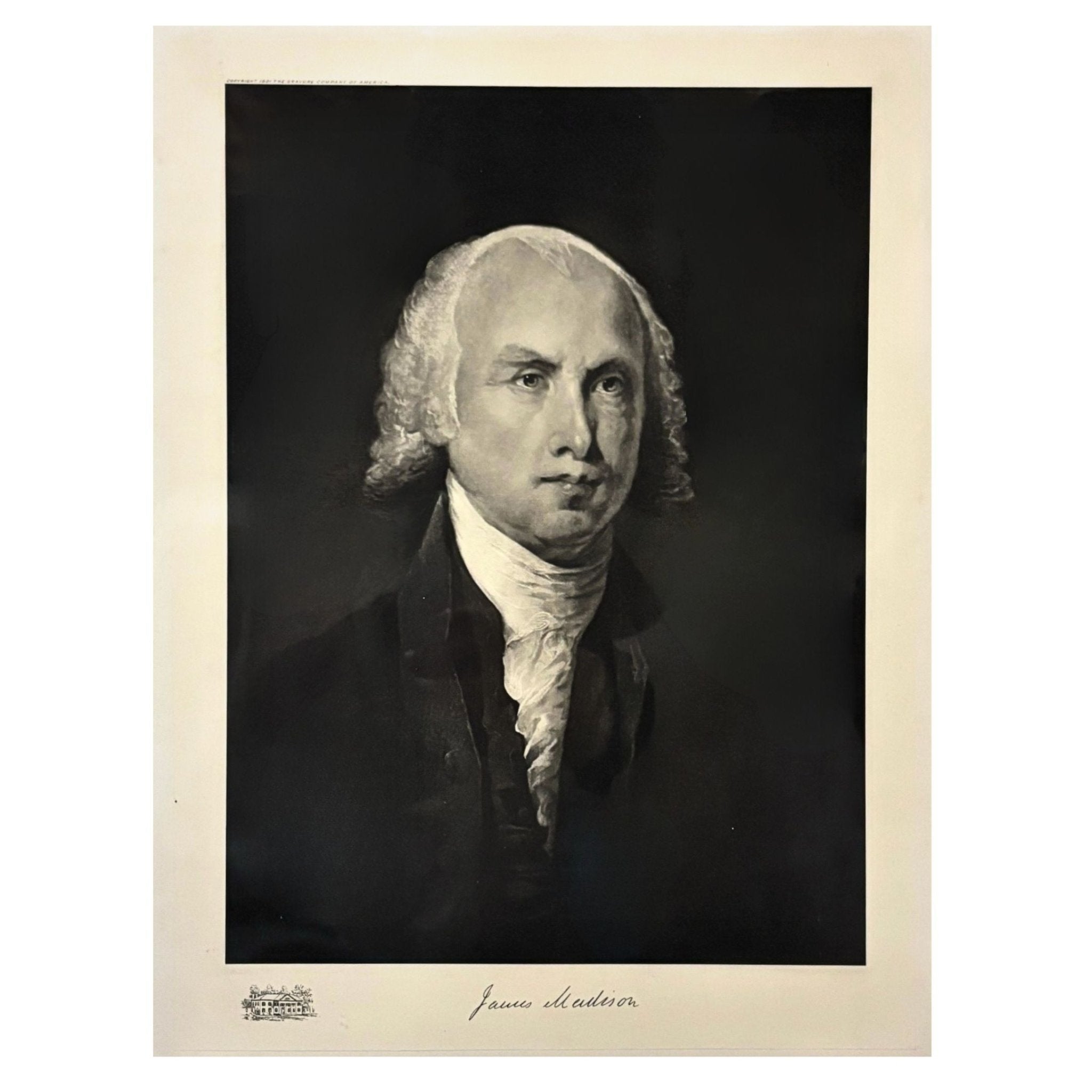 James Madison Photogravure, 1901 - The Great Republic