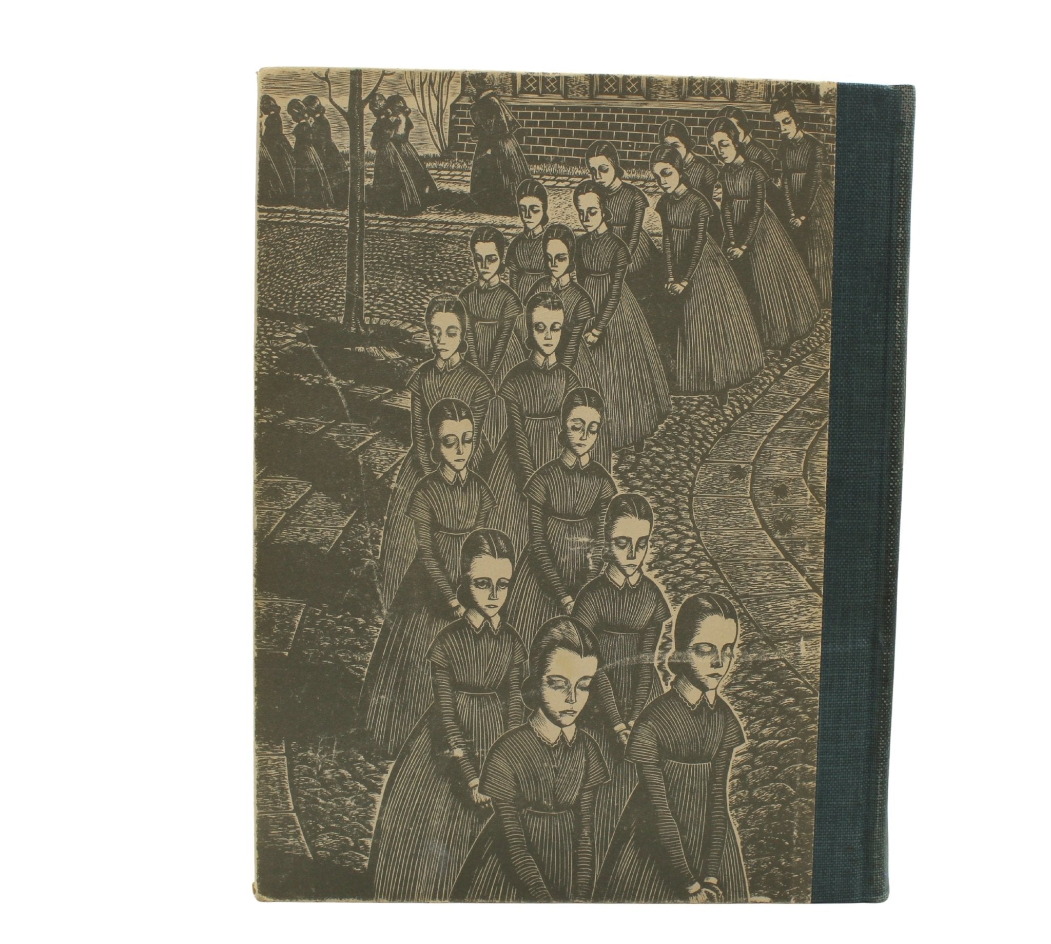 Jane Eyre by Charlotte Bronte and Wuthering Heights by Emily Bronte, Illustrated by Fritz Eichenberg, Two Volume Set, 1943 - The Great Republic